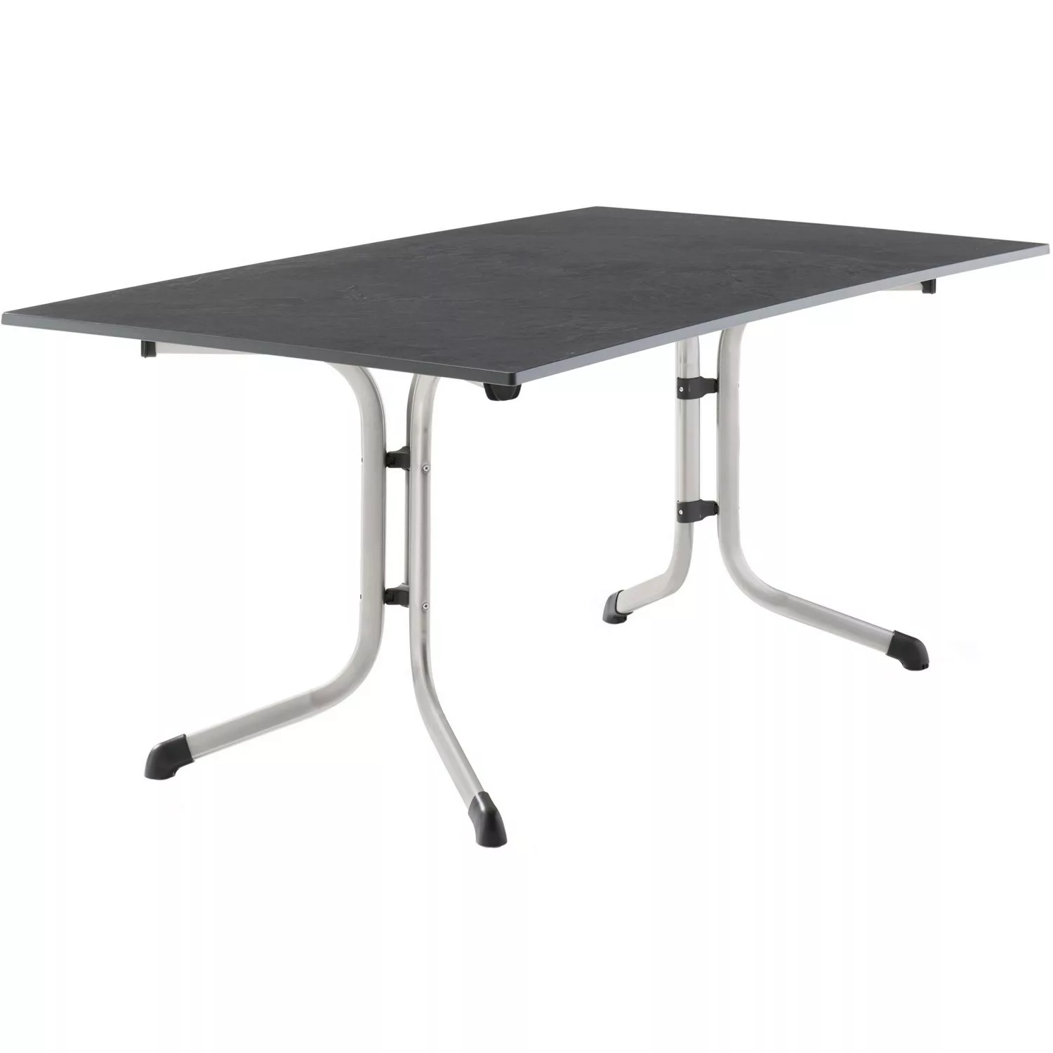 Sieger Klapptisch 165 x 95 cm Silber/Graphit günstig online kaufen