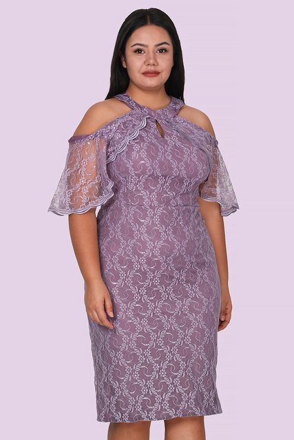Modabout Abendkleid Damen Abendkleid Midikleid für große Größen- NELB0588D5 günstig online kaufen