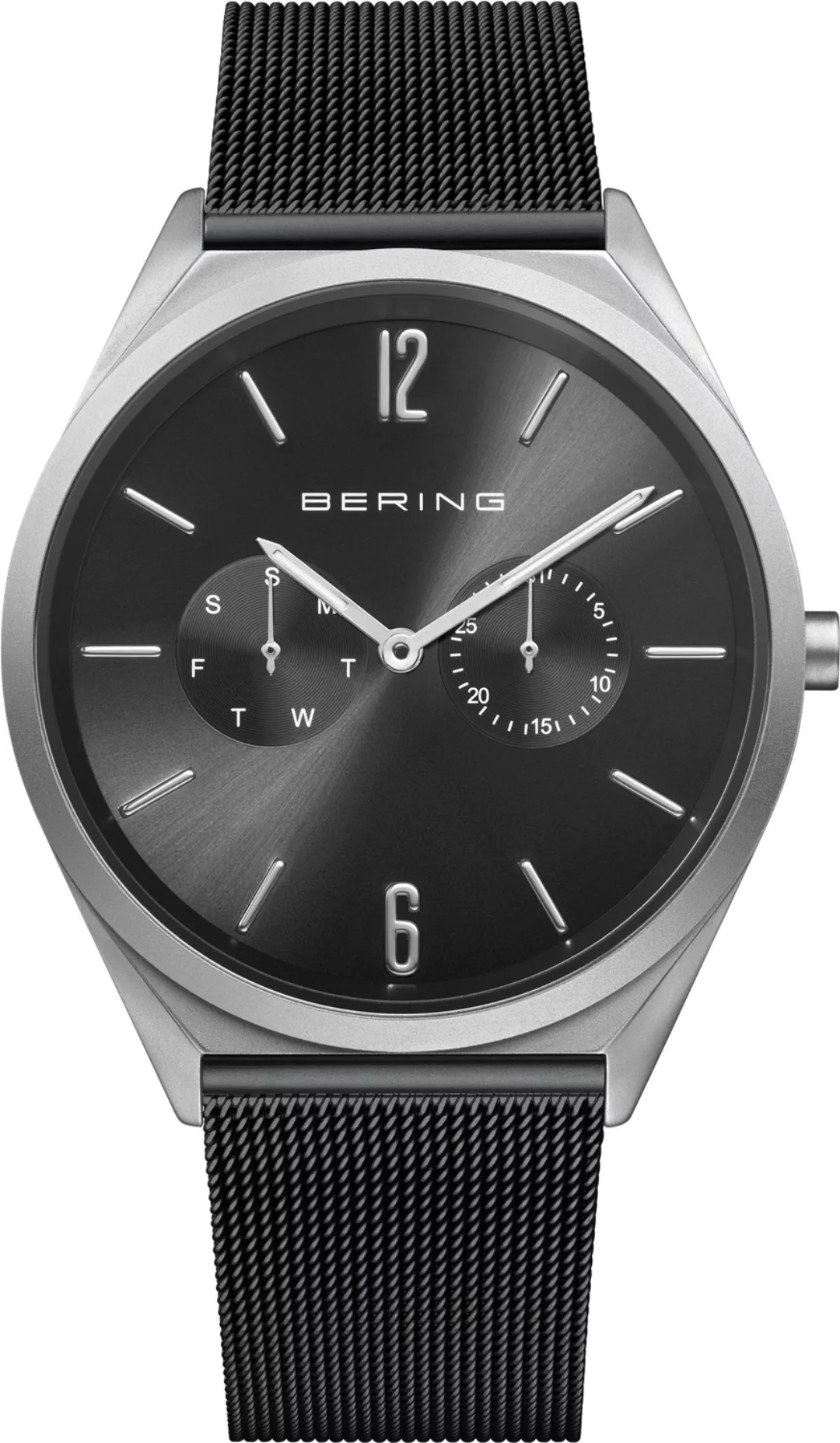 Bering Armbanduhr mit Milanaise Armband Slim Design 17140-102 Herrenuhr günstig online kaufen