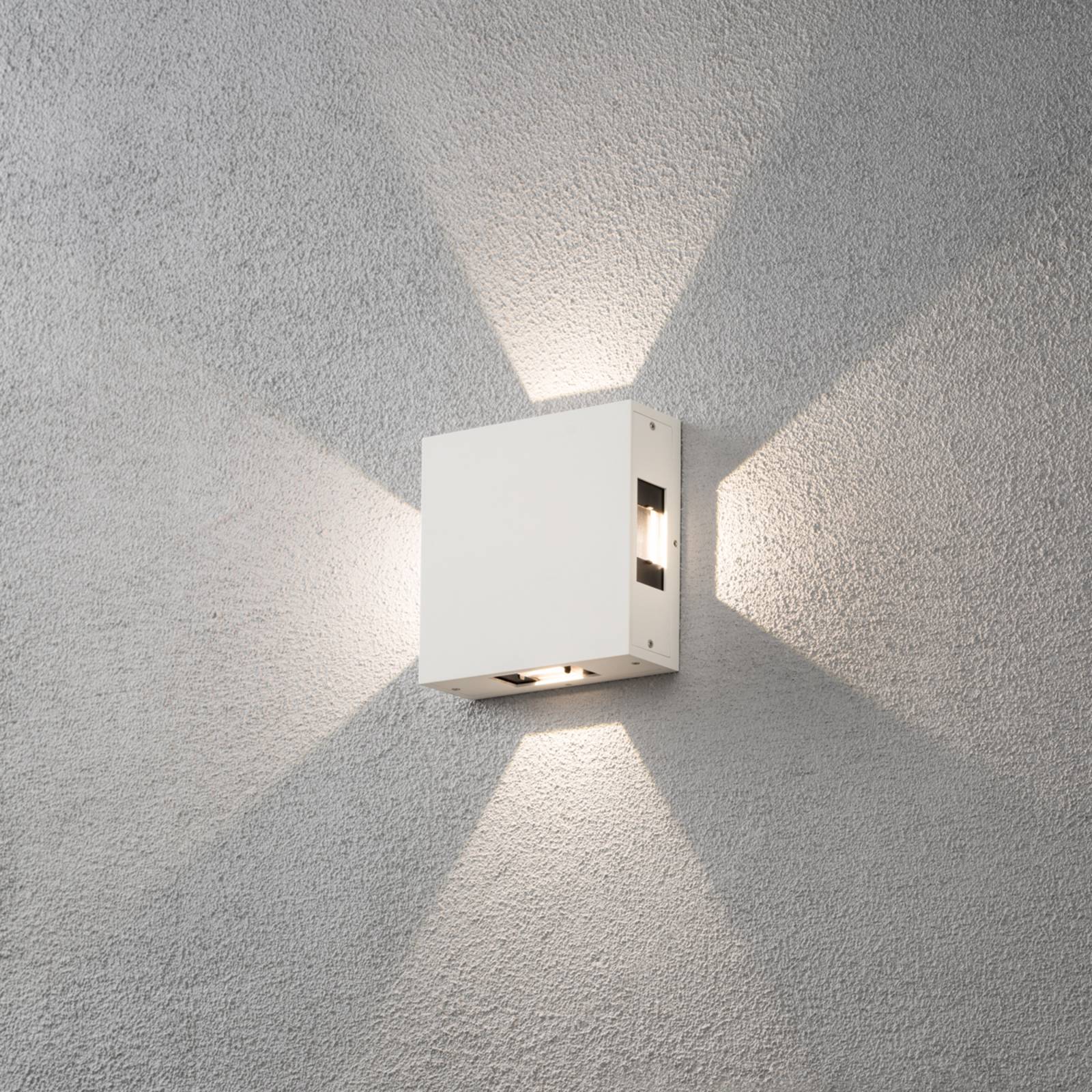 Cremona - LED-Außenwandleuchte, verstellbar, weiß günstig online kaufen