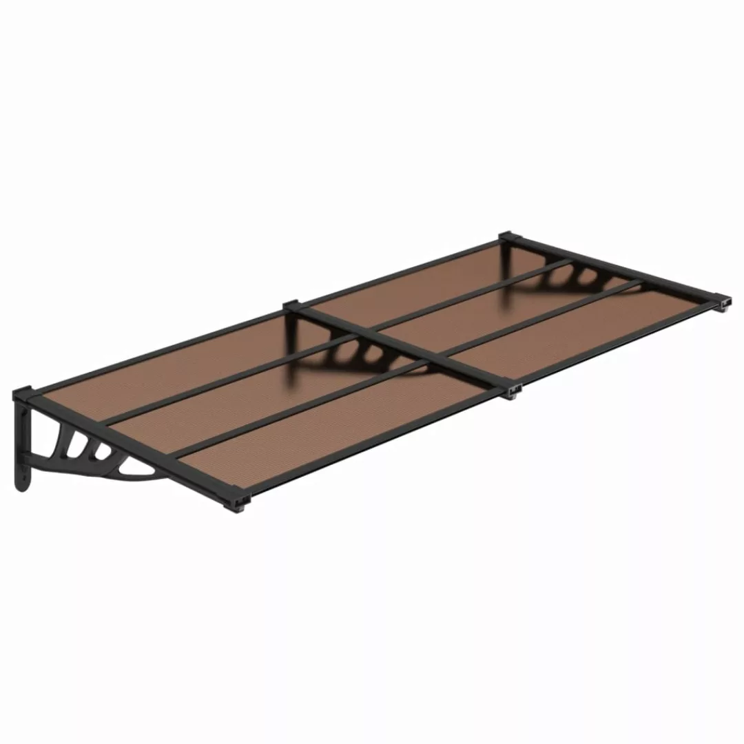 Vidaxl Türvordach Schwarz 152,5x90 Cm Polycarbonat günstig online kaufen