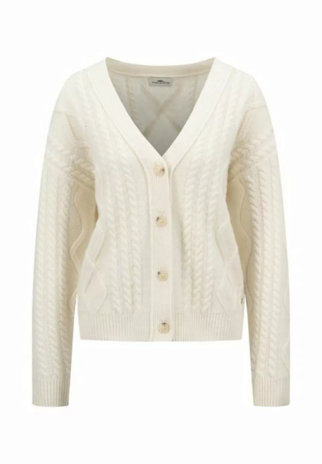 FYNCH-HATTON Strickjacke CARDIGAN CABLE SOFTWOOL*RWS günstig online kaufen