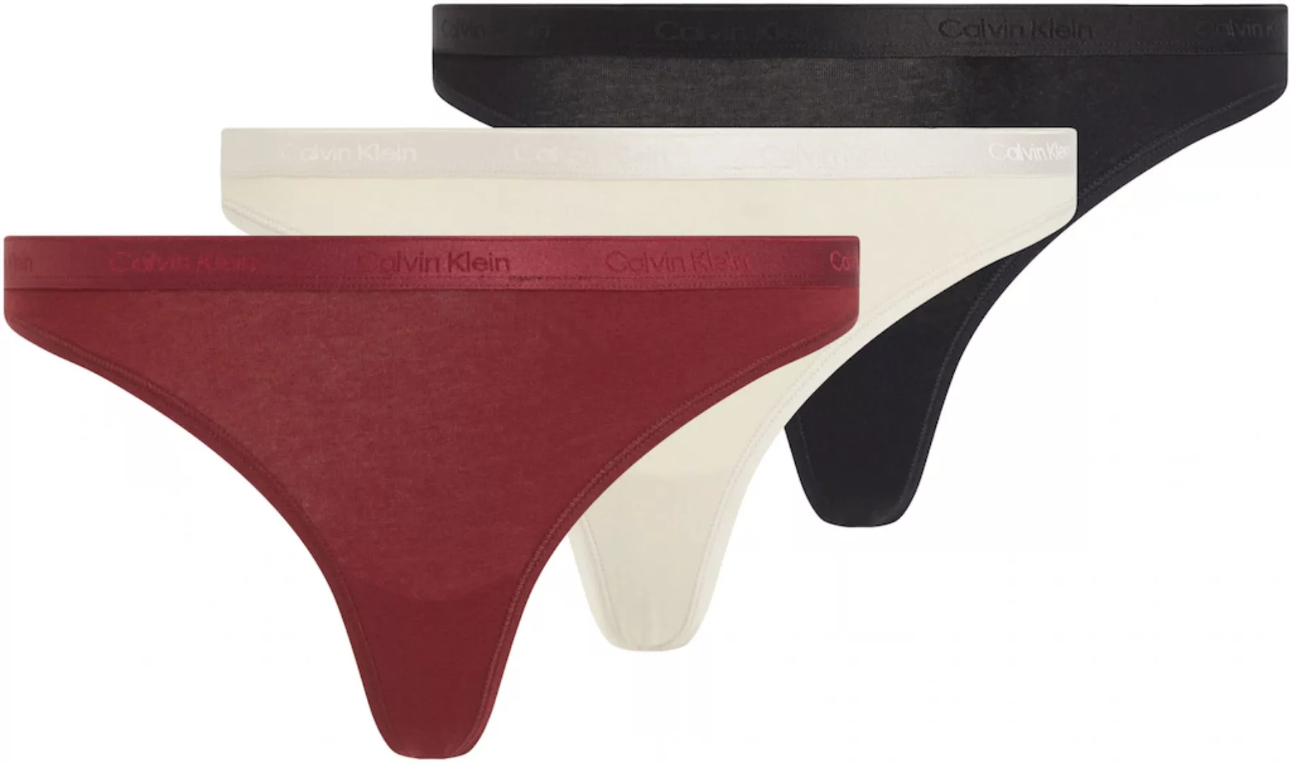 Calvin Klein Underwear Stringtanga "THONG 3PK", (Packung, 3 St., 3er-Pack), günstig online kaufen