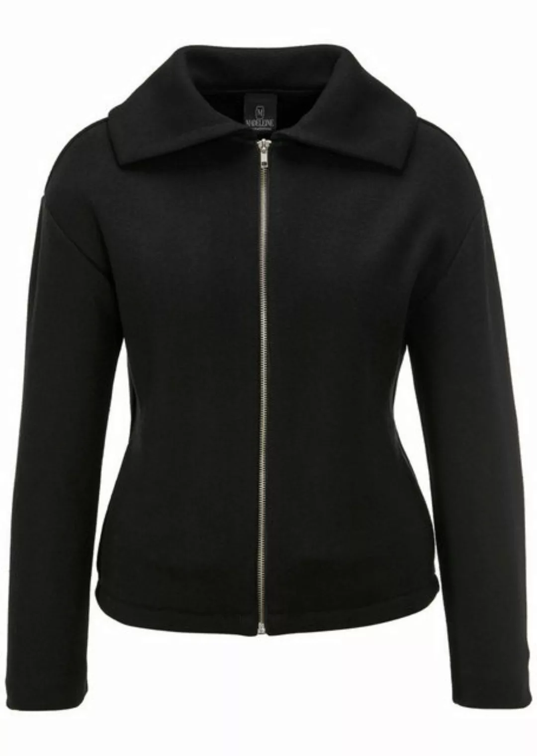 MADELEINE Kurzblazer Zipper-Blazer in sportiver Strick-Optik günstig online kaufen