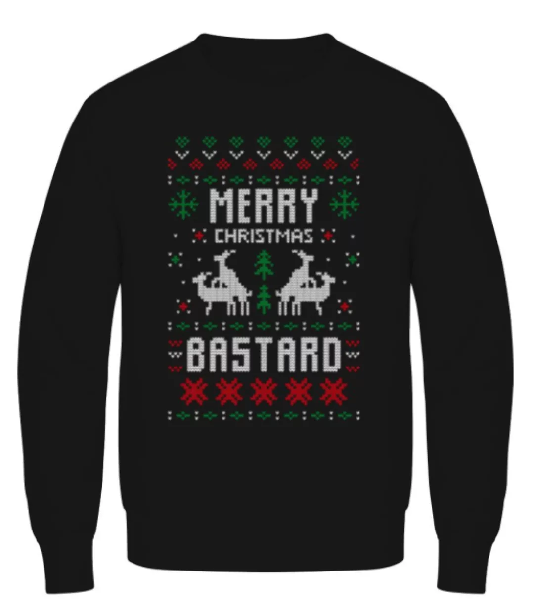 Merry Christmas Bstrd · Männer Pullover günstig online kaufen
