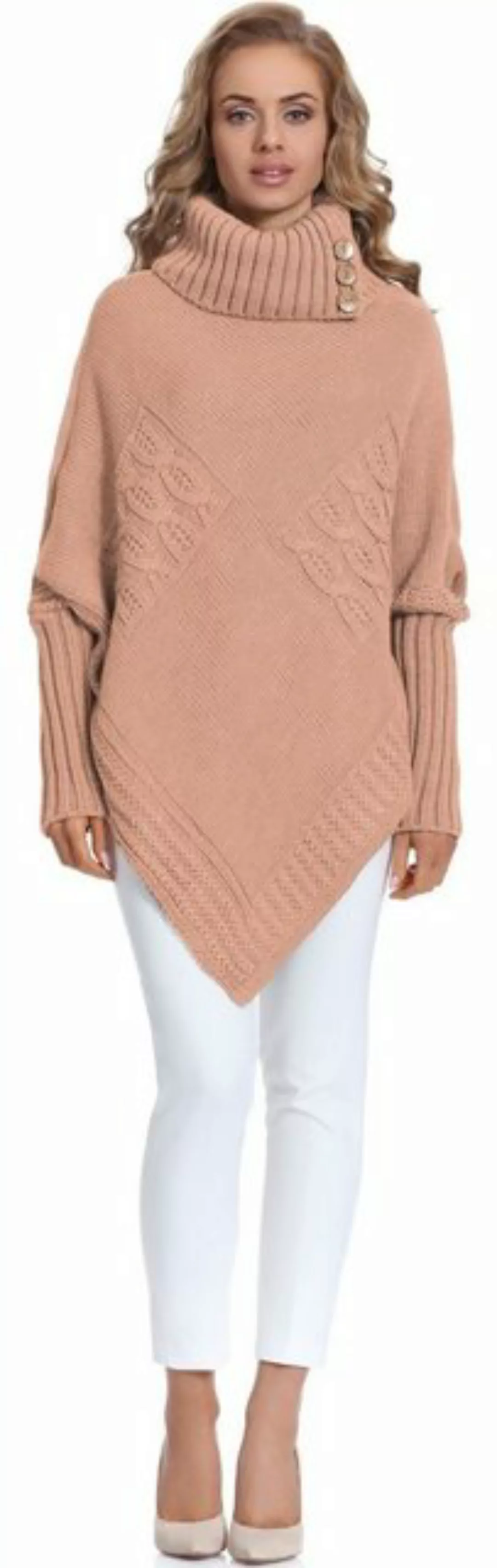 Merry Style Strickponcho Damen Poncho M83N4 günstig online kaufen