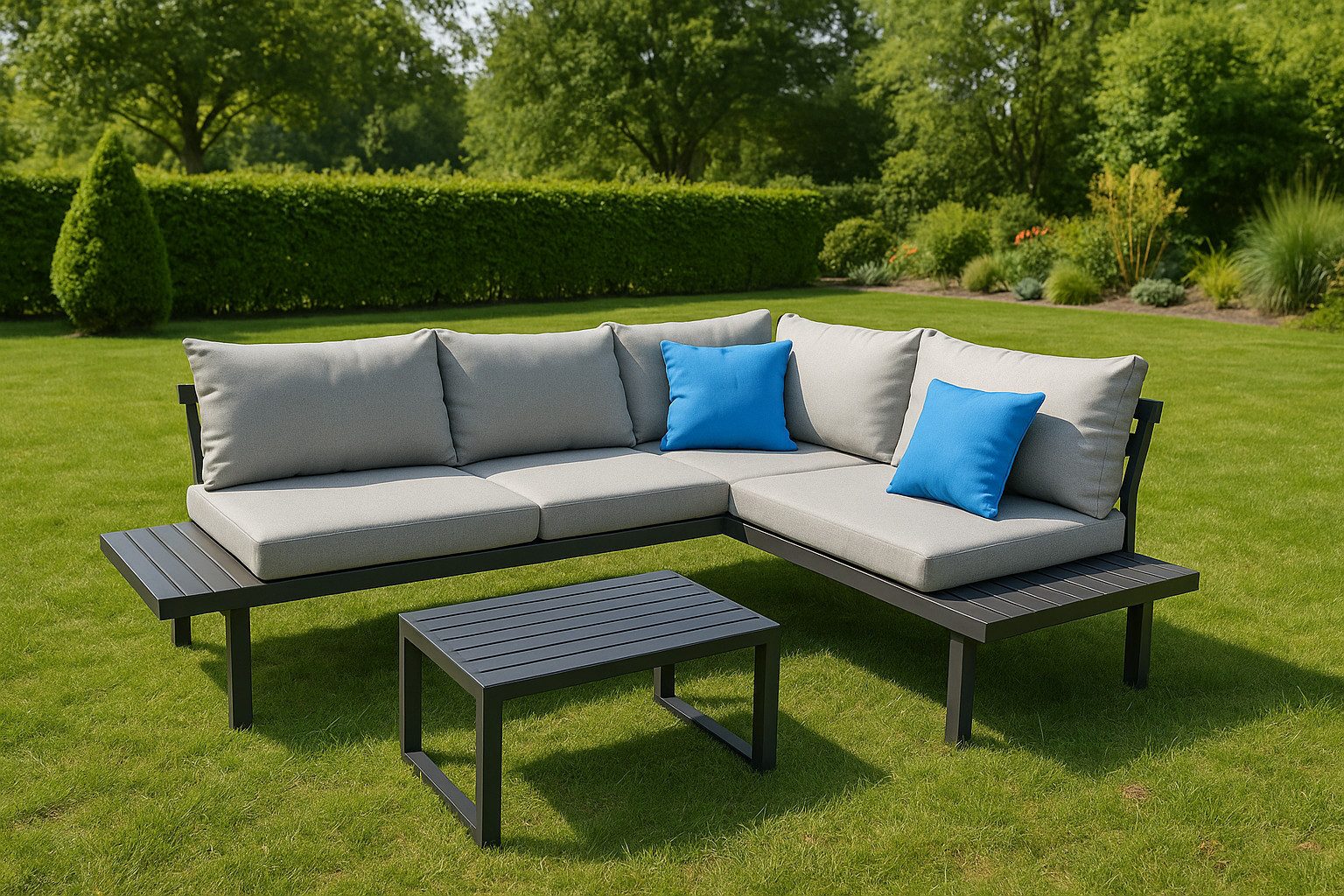 Greemotion Gartenlounge-Set [Lounge-Set Samoa] Loungemöbel Outdoor günstig online kaufen
