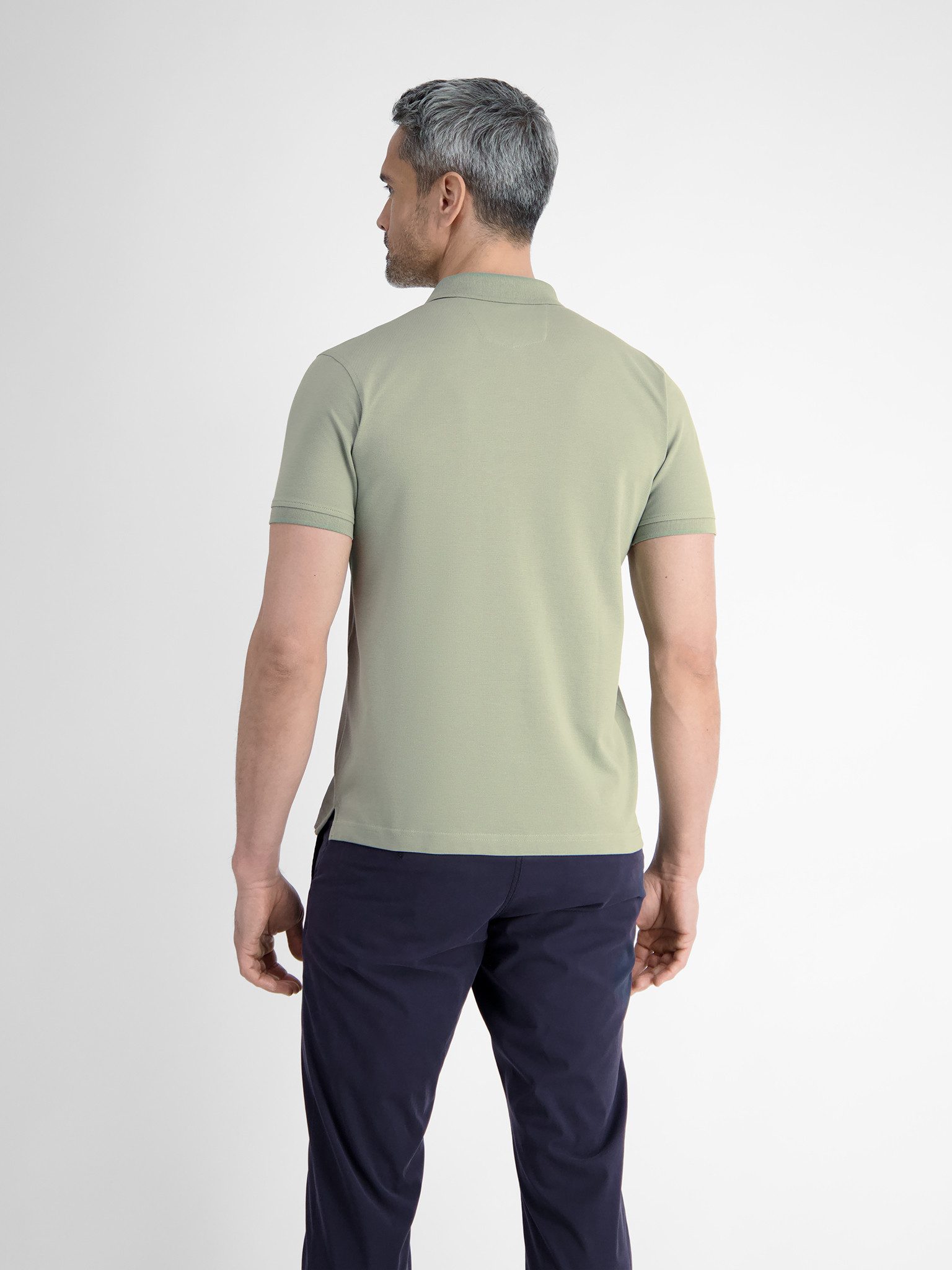 LERROS Poloshirt "LERROS Basic Poloshirt für Herren, unifarben" günstig online kaufen