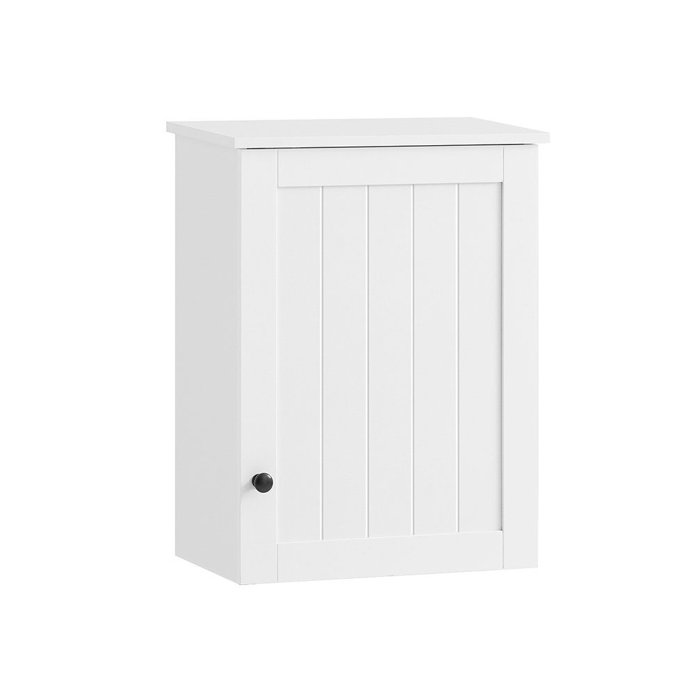 SoBuy Badezimmerschrank Hängeschrank Wandschrank Weiß BZR19-W günstig online kaufen