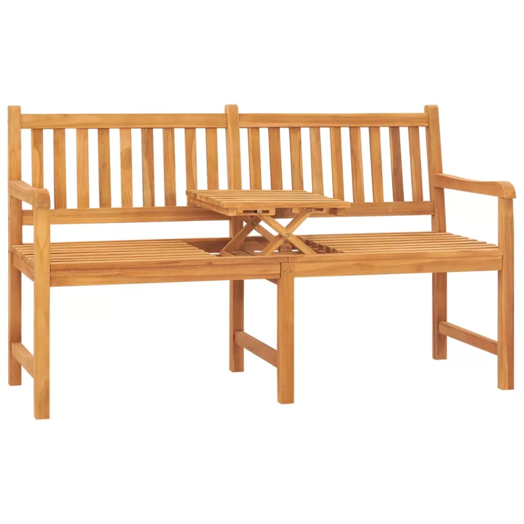 3-sitzer Gartenbank Mit Tisch 150 Cm Teak Massivholz günstig online kaufen