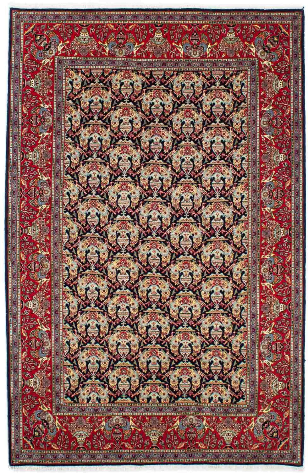 morgenland Orientteppich »Perser - Keshan - 223 x 145 cm - dunkelblau«, rec günstig online kaufen