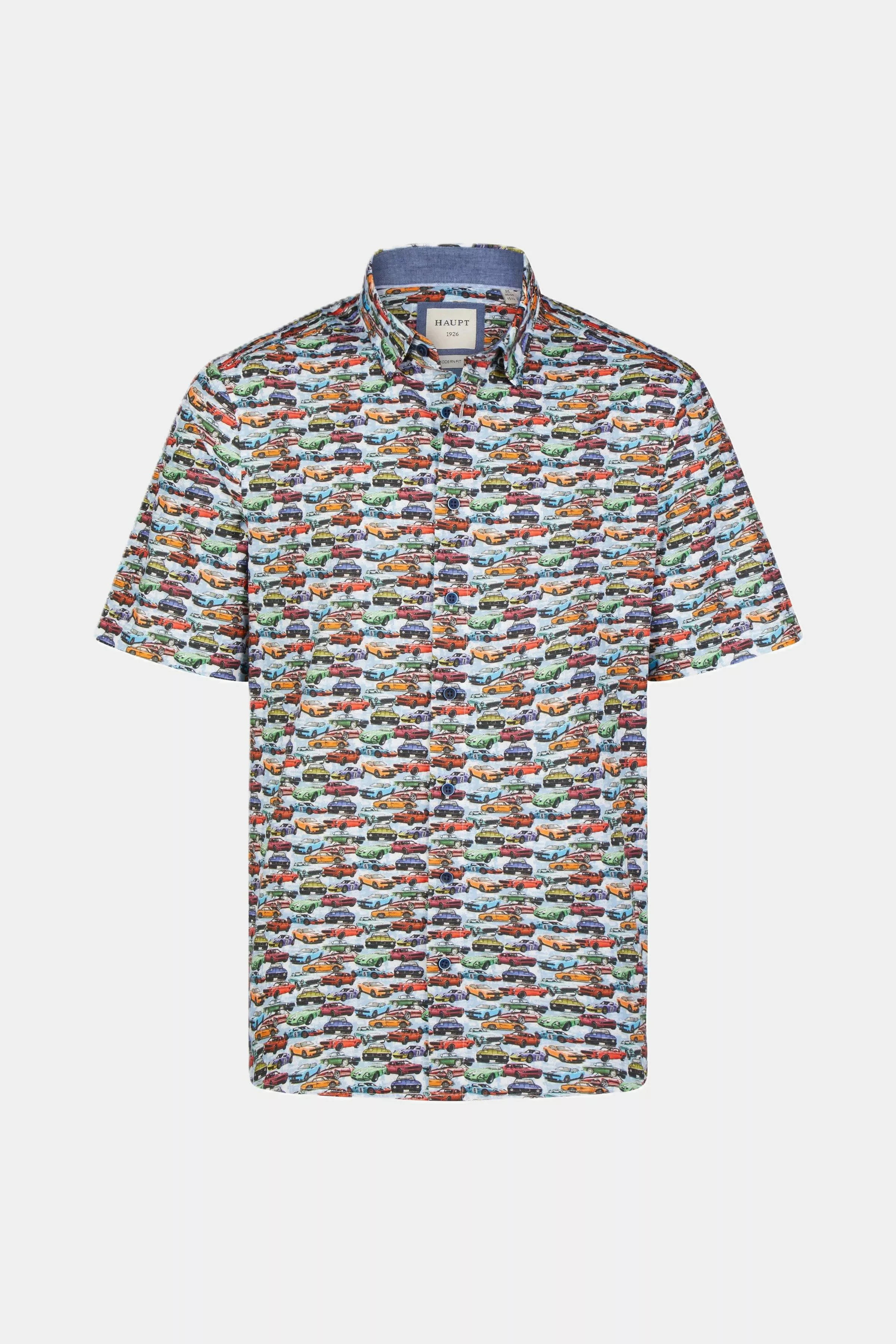 Haupt Kurzarmhemd Haupt Modern Fit Popelin günstig online kaufen