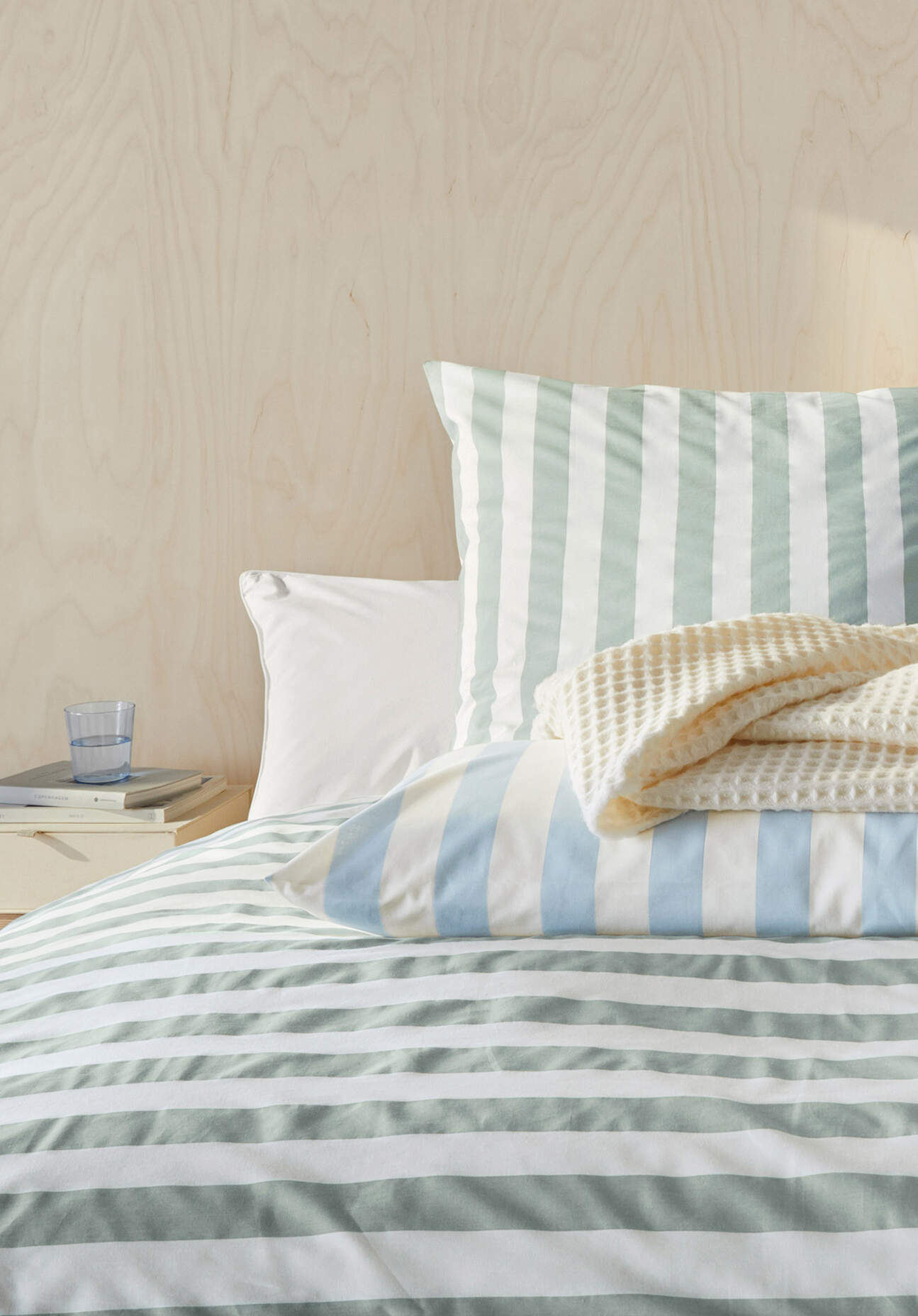 hessnatur Renforcé Bettwäsche-Set CANNES aus Bio-Baumwolle - grün - Größe 2 günstig online kaufen