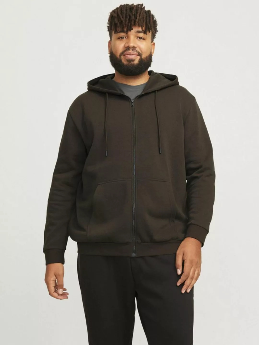 Jack & Jones PlusSize Kapuzensweatjacke "JJEBRADLEY SWEAT ZIP HOOD NOOS PLS günstig online kaufen