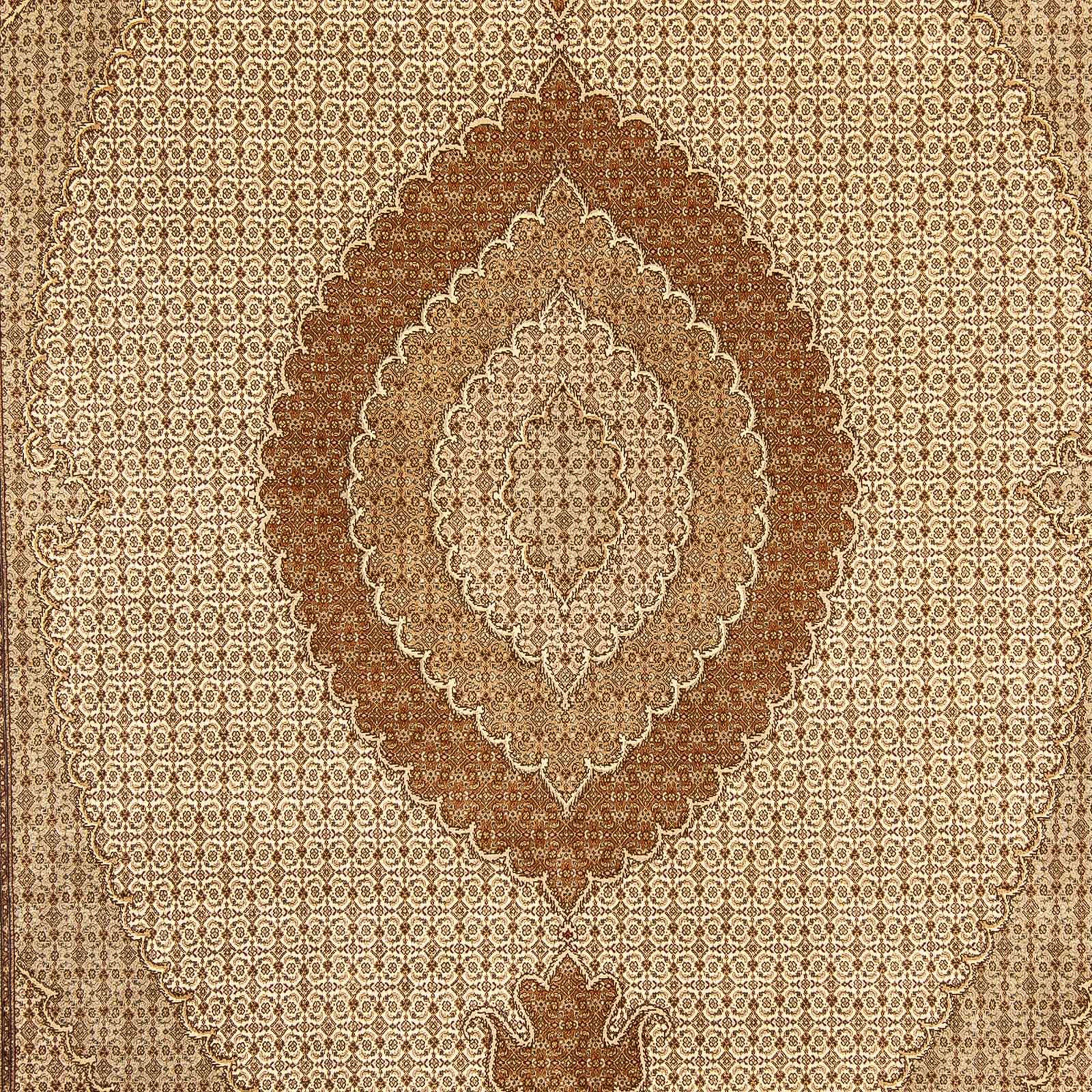 morgenland Orientteppich »Perser - Täbriz - 361 x 249 cm - hellbraun«, rech günstig online kaufen