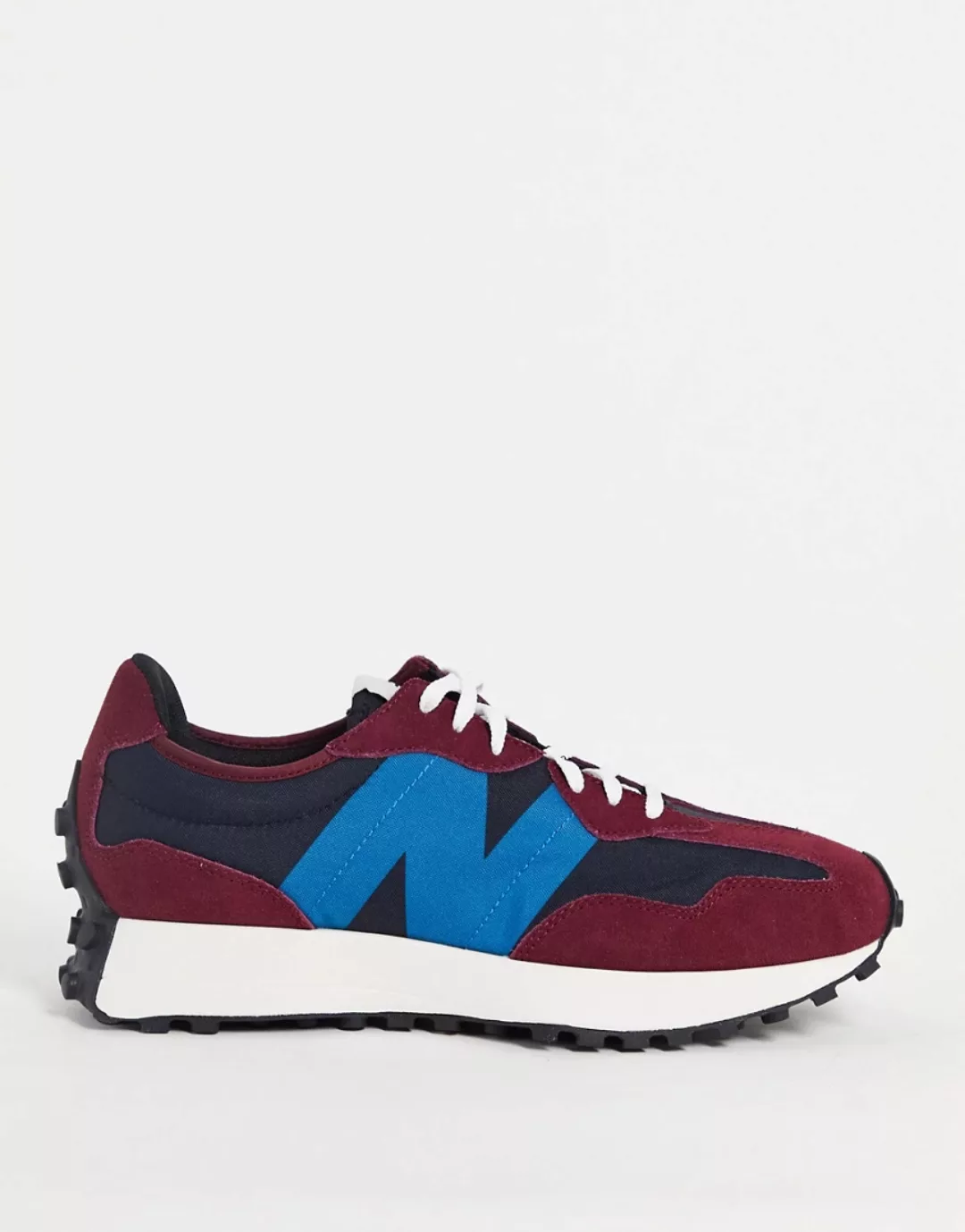 New Balance – 327 – Sneaker in Schwarz, Rot und Blau günstig online kaufen