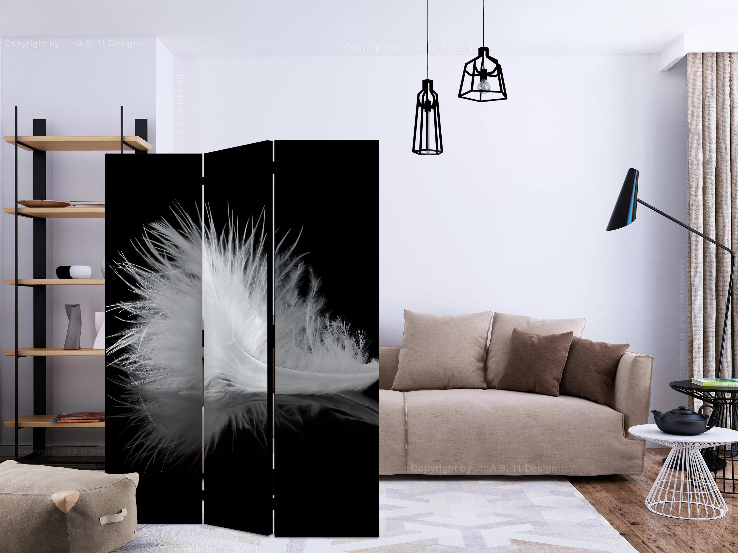 3-teiliges Paravent - The Transience Of The Moment [room Dividers] günstig online kaufen