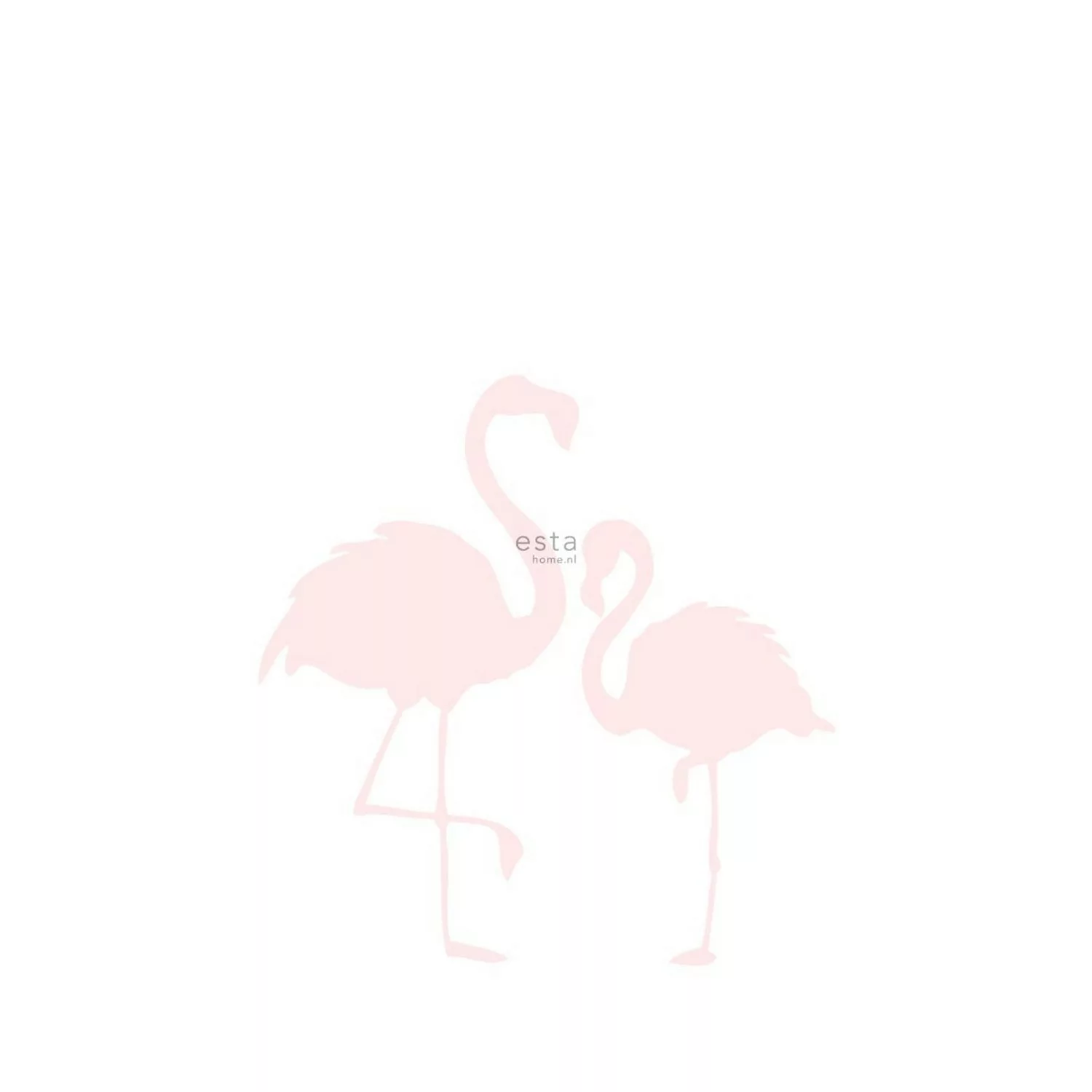 ESTAhome Fototapete Flamingos Hellrosa und Weiß 1,86 x 2,79 m 158838 günstig online kaufen