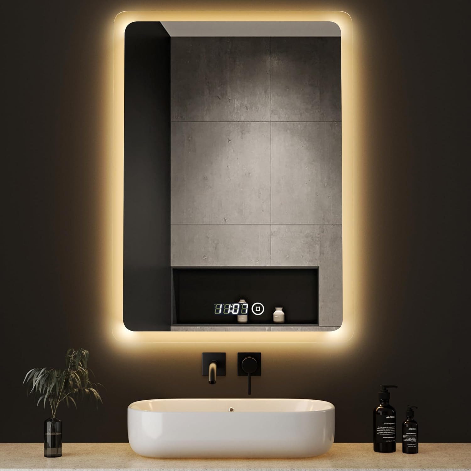 WDWRITTI Badspiegel Led 50x70 80x60 100x60 günstig online kaufen