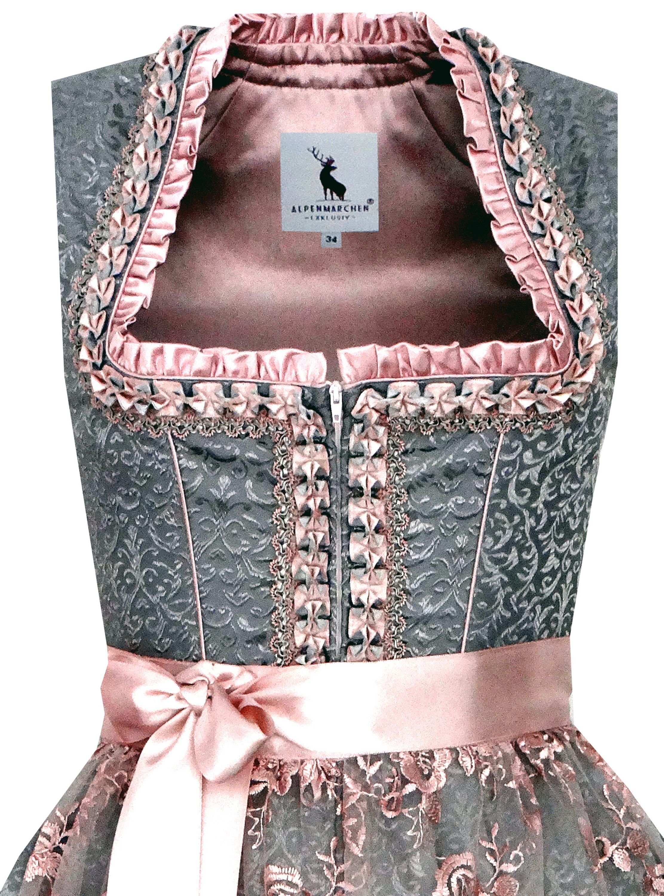 Alpenmärchen Dirndl Dirndl Marlies in grau günstig online kaufen