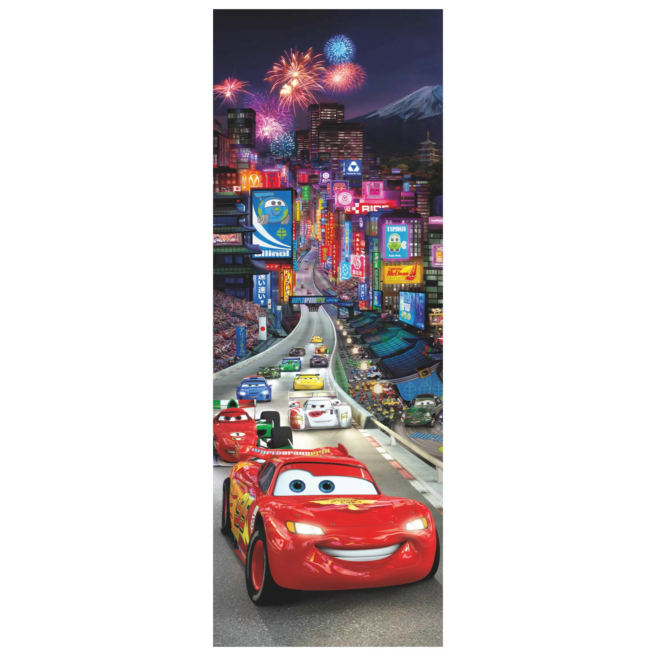 Komar Fototapete »Papier Fototapete - Cars Tokio - Größe 73 x 202 cm«, bedr günstig online kaufen