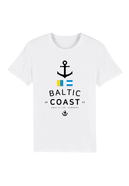 F4NT4STIC T-Shirt "Ostsee Flaggen Knut & Jan Hamburg", Premium Qualität günstig online kaufen