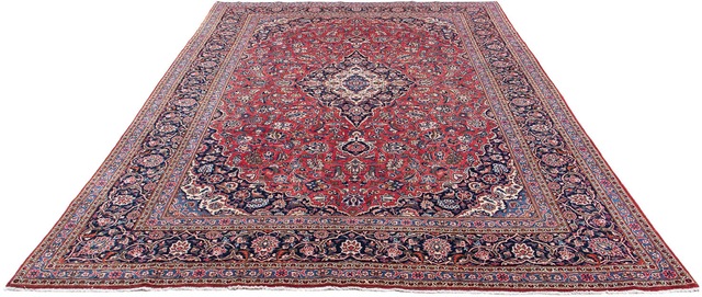 morgenland Orientteppich »Perser - Keshan - 338 x 230 cm - hellrot«, rechte günstig online kaufen