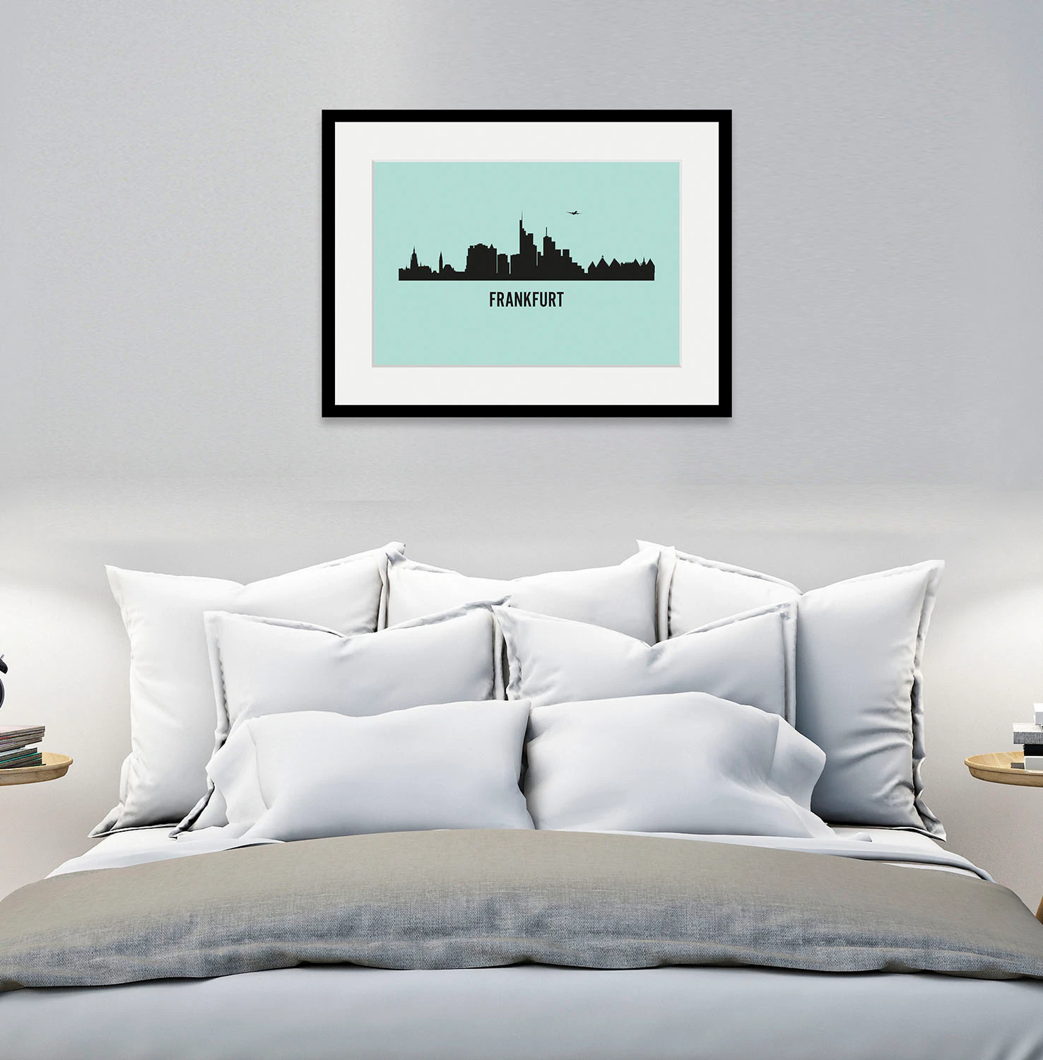 queence Bild "Frankfurt Skyline", Städte-Stadt-Deutschland-Kirche-Gebäude-S günstig online kaufen