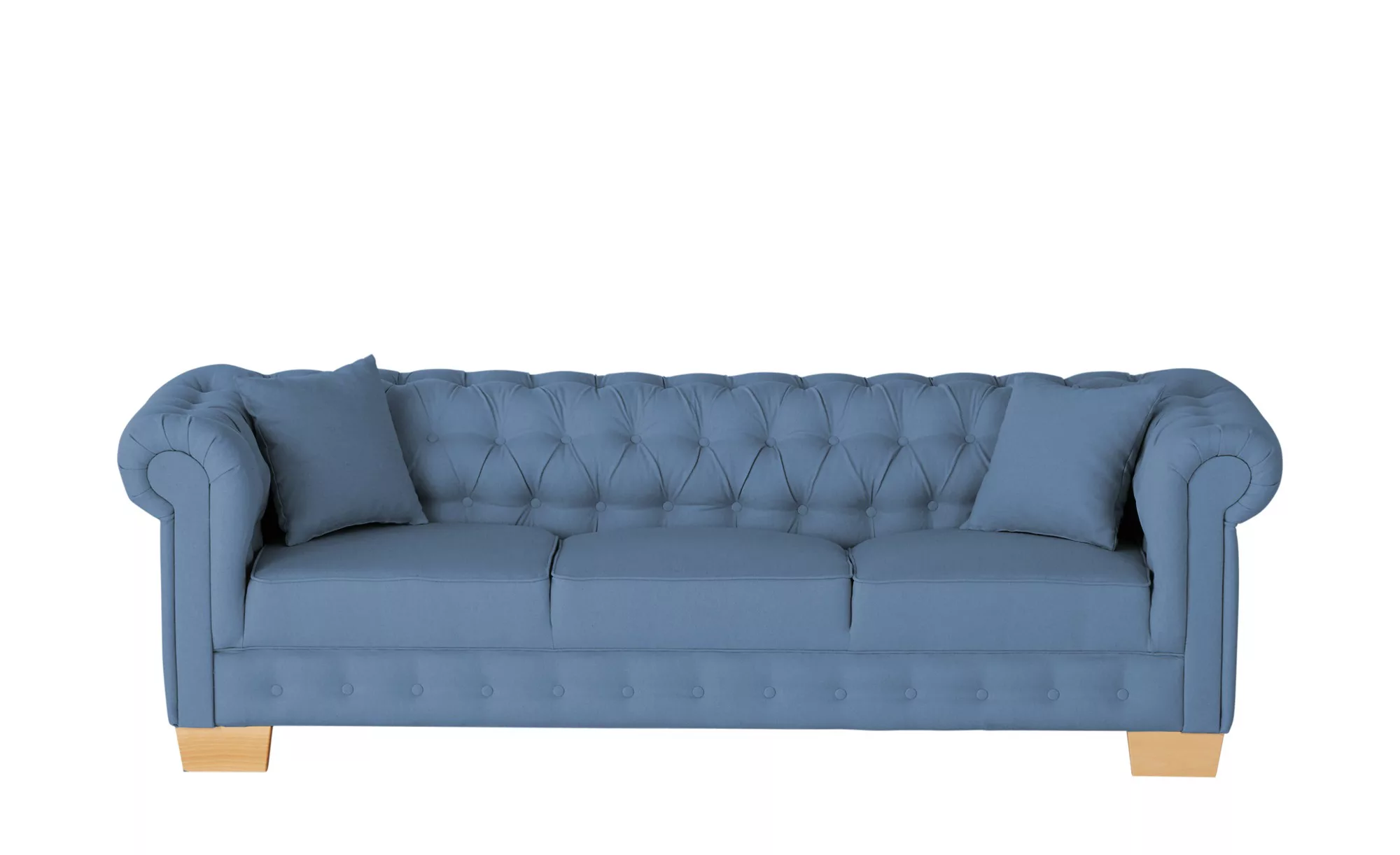 smart Sofa  Chelli - blau - 242 cm - 77 cm - 96 cm - Polstermöbel > Sofas > günstig online kaufen