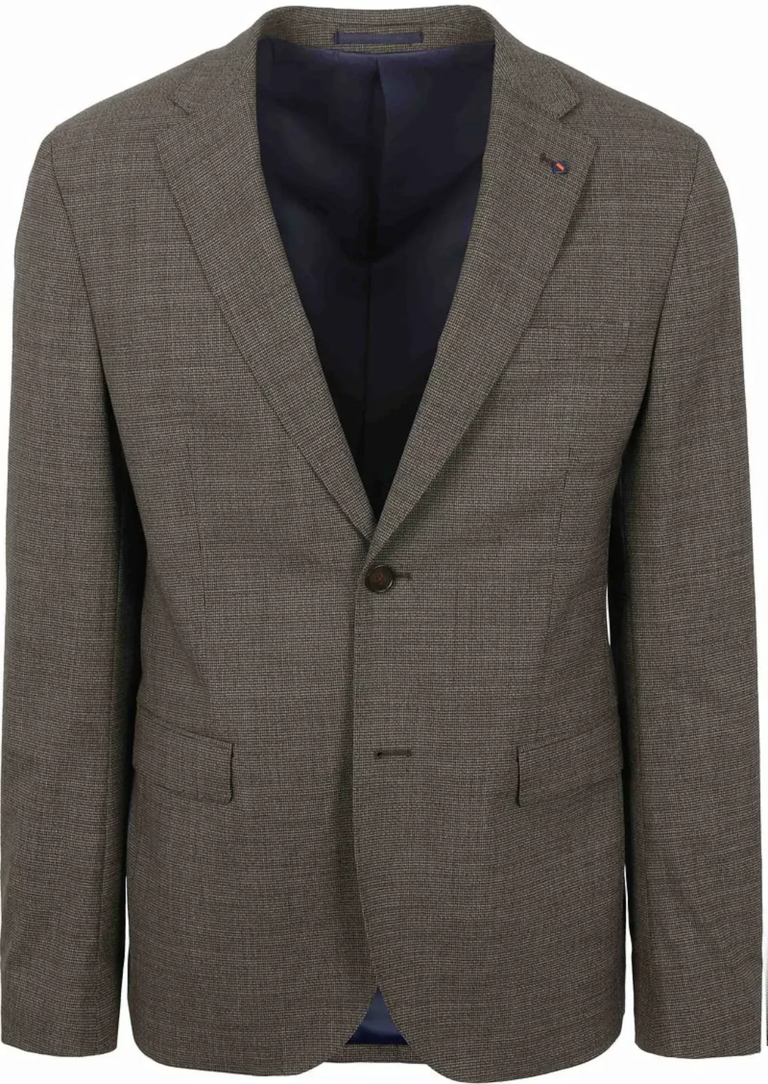 Suitable Strato Pied De Poule Suit Wool Ember Gold - Größe 50 günstig online kaufen