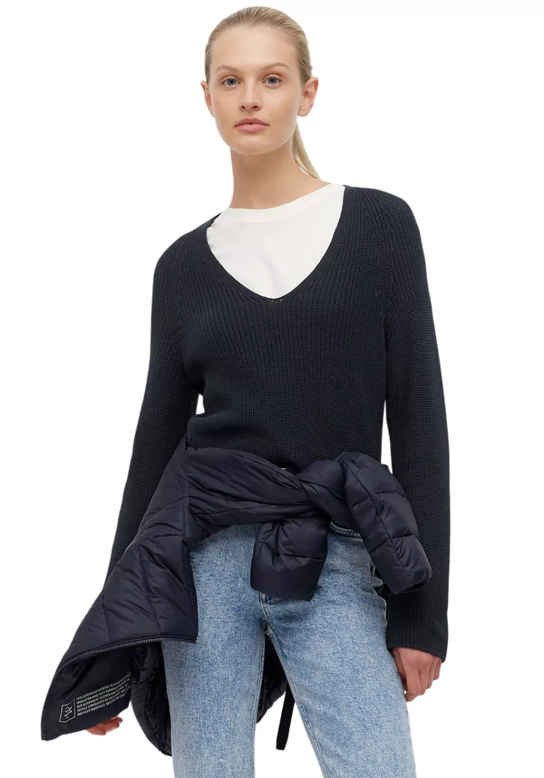 Strickpullover - Pullover Long Sleeve - Aus Bio-baumwolle günstig online kaufen
