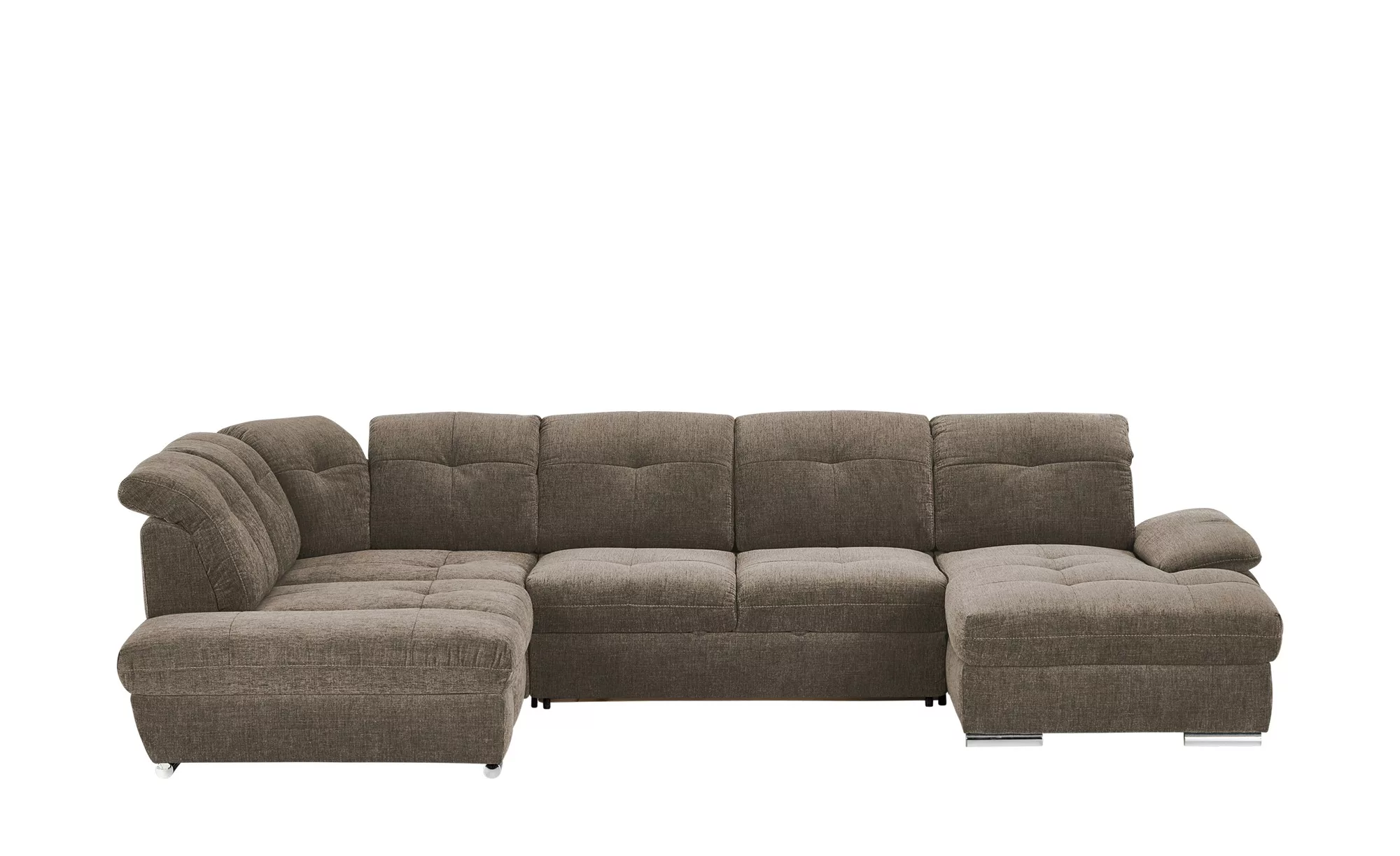 Wohnlandschaft - braun - 377 cm - 197 cm - Polstermöbel > Sofas > Wohnlands günstig online kaufen