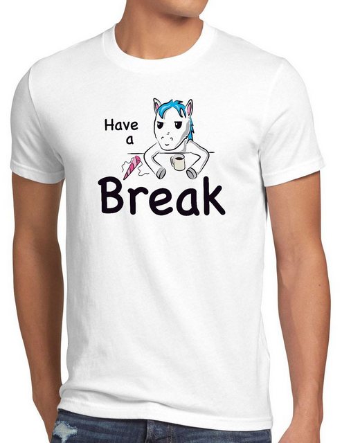 style3 T-Shirt Have a Break Einhorn Unicorn pause fun funshirt spruch bar p günstig online kaufen