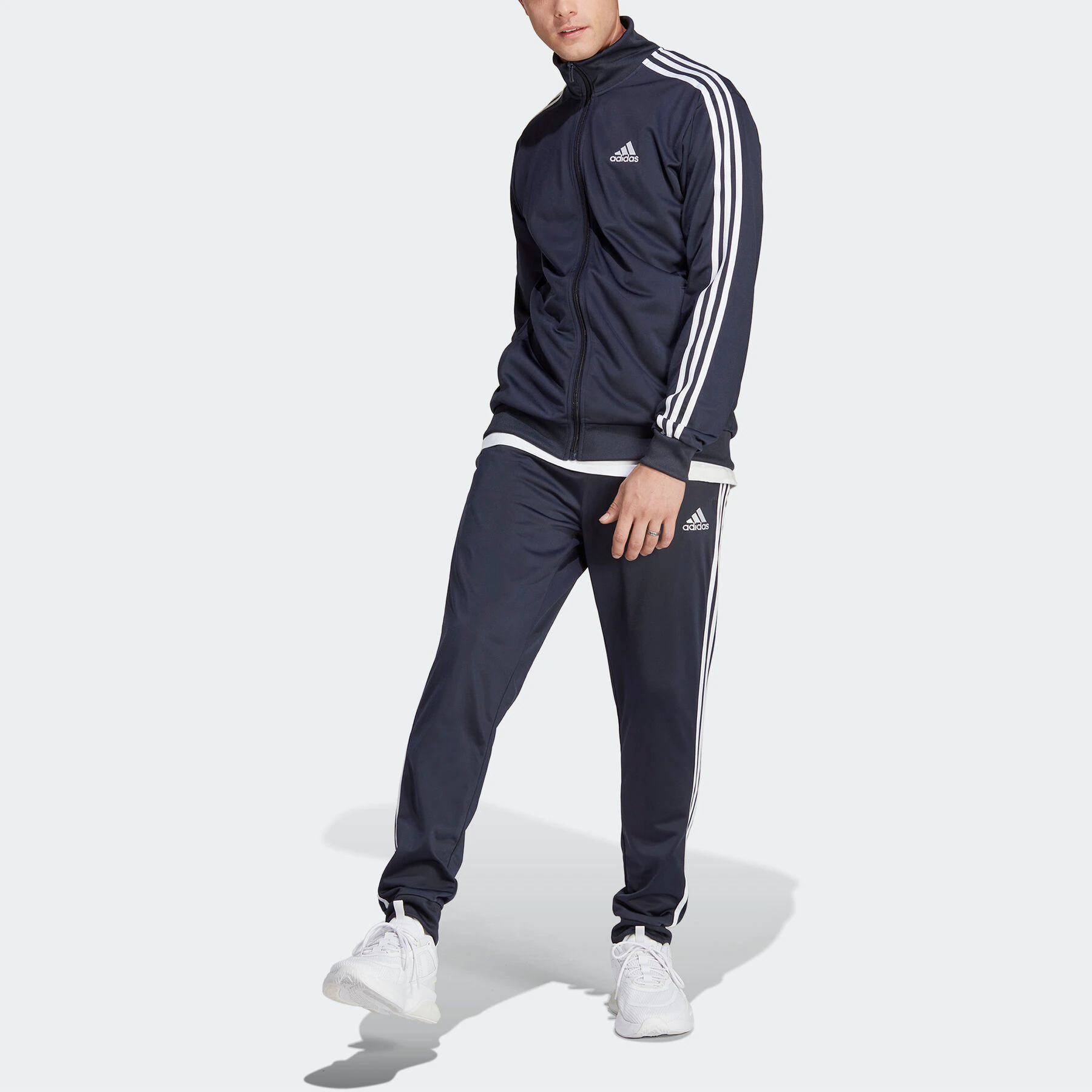 adidas Sportswear Trainingsanzug "BASIC 3-STREIFEN TRICOT", (2 tlg.) günstig online kaufen