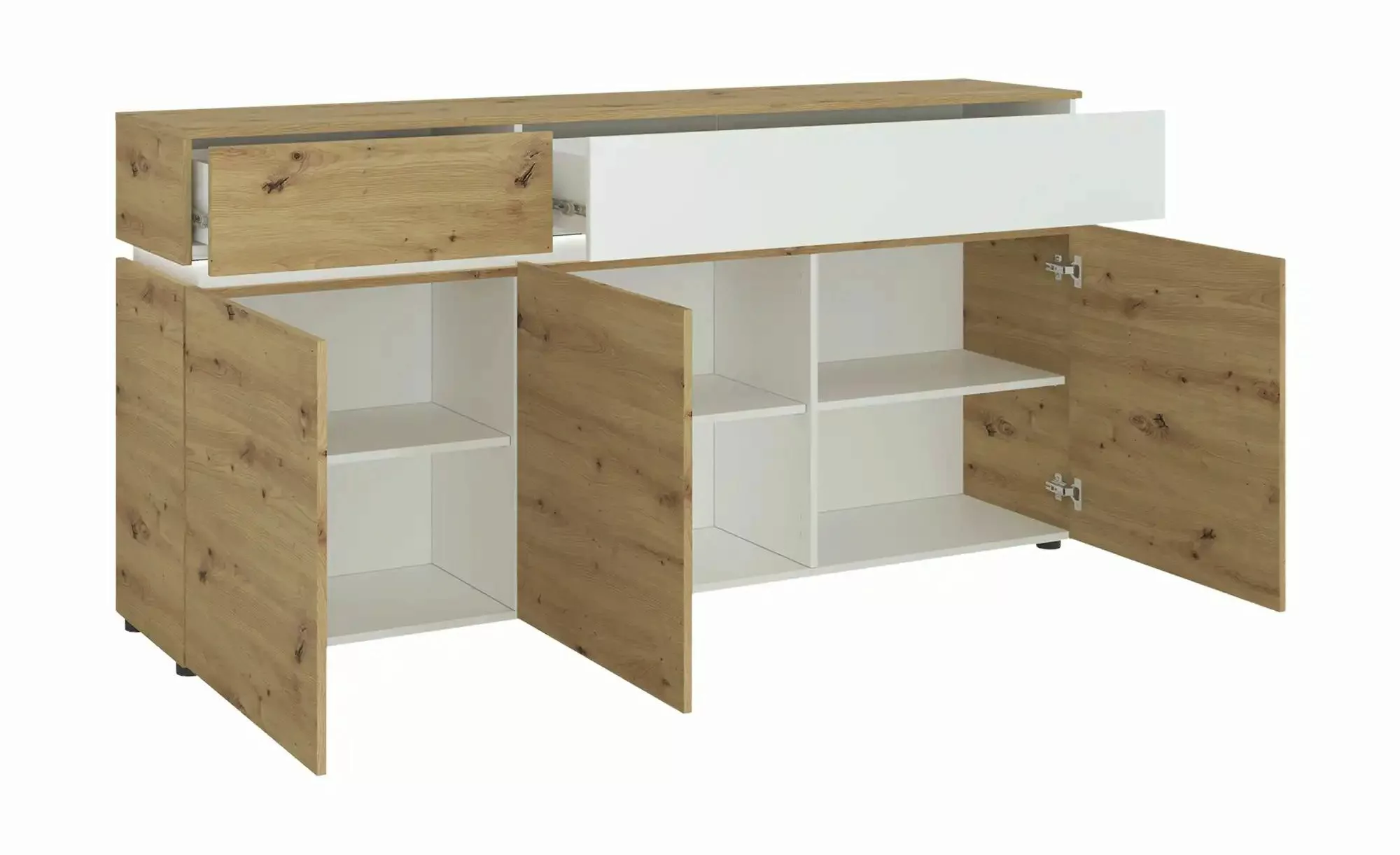 Sideboard Soft-Close Luci ¦ holzfarben ¦ Maße (cm): B: 181 H: 90 T: 40 Komm günstig online kaufen