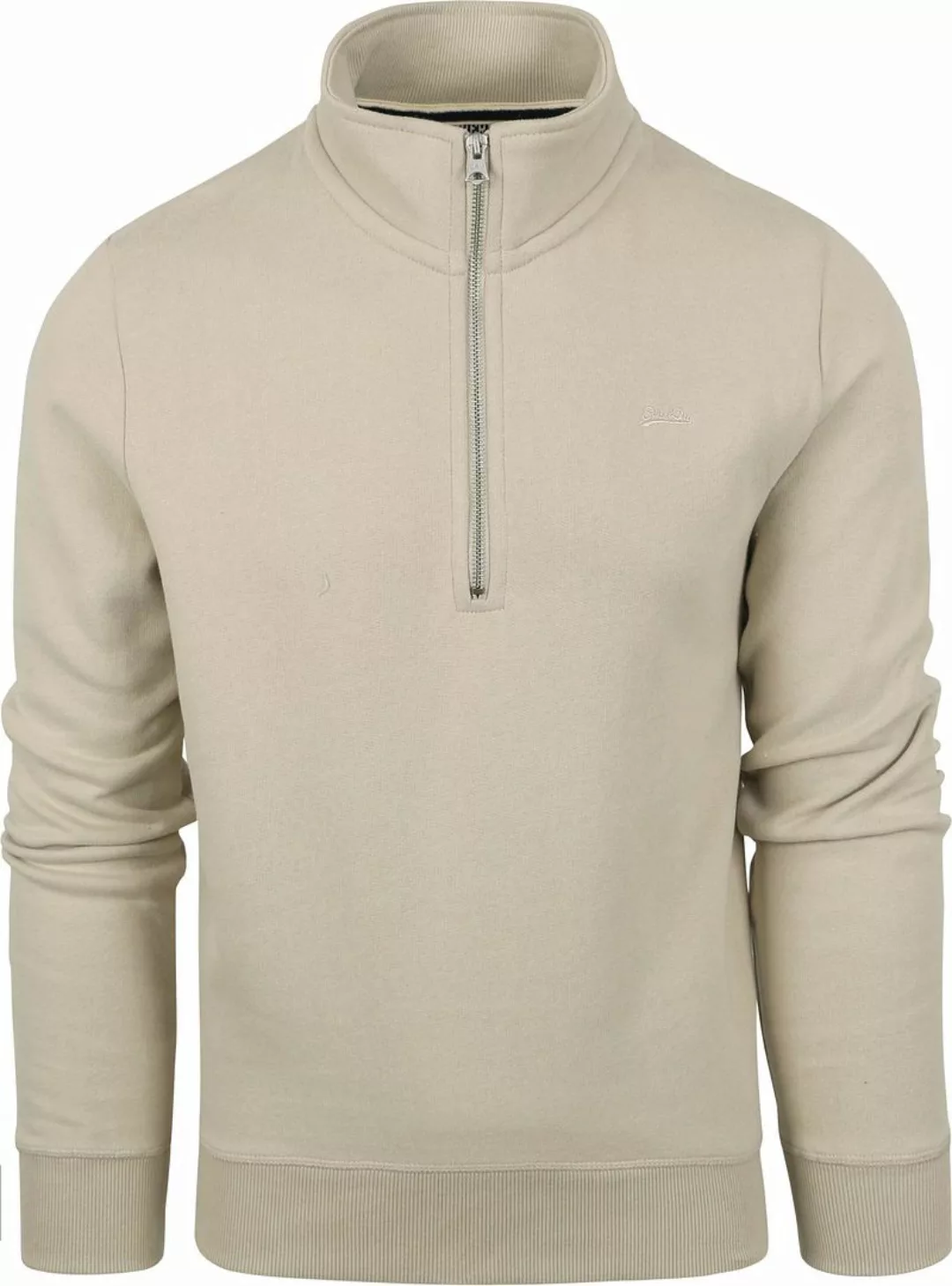 Superdry Half Zip Pullover Beige - Größe XXL günstig online kaufen