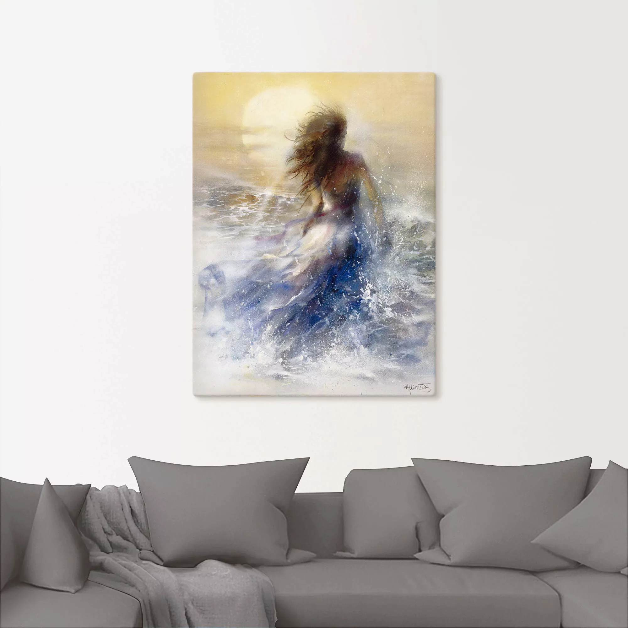 Artland Wandbild "Sommer I", Frau, (1 St.) günstig online kaufen