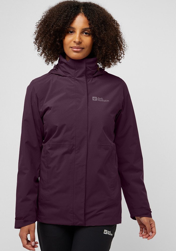 Jack Wolfskin 3-in-1-Funktionsjacke ROTWAND 3IN1 JKT günstig online kaufen