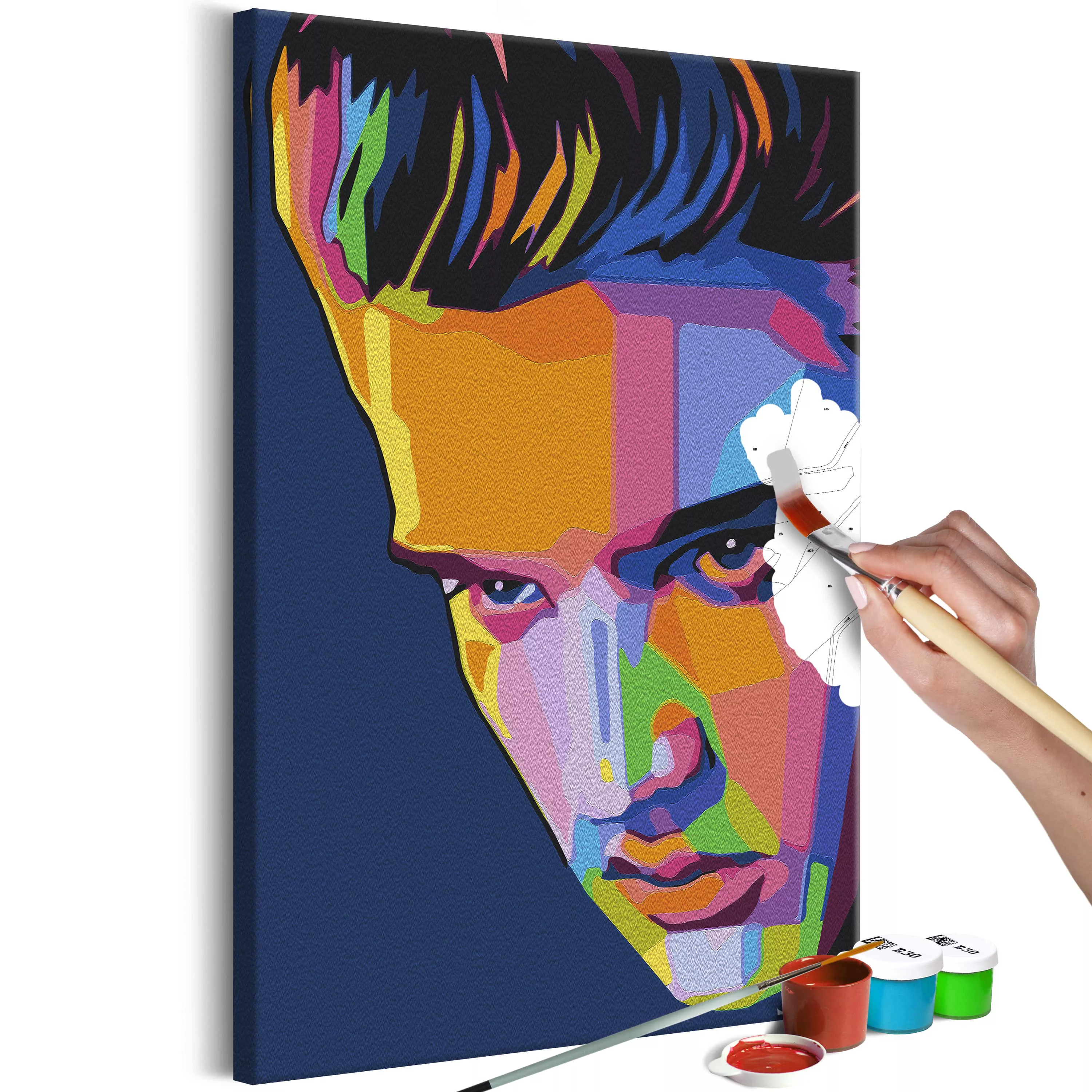 Malen nach Zahlen - Colourful Elvis günstig online kaufen