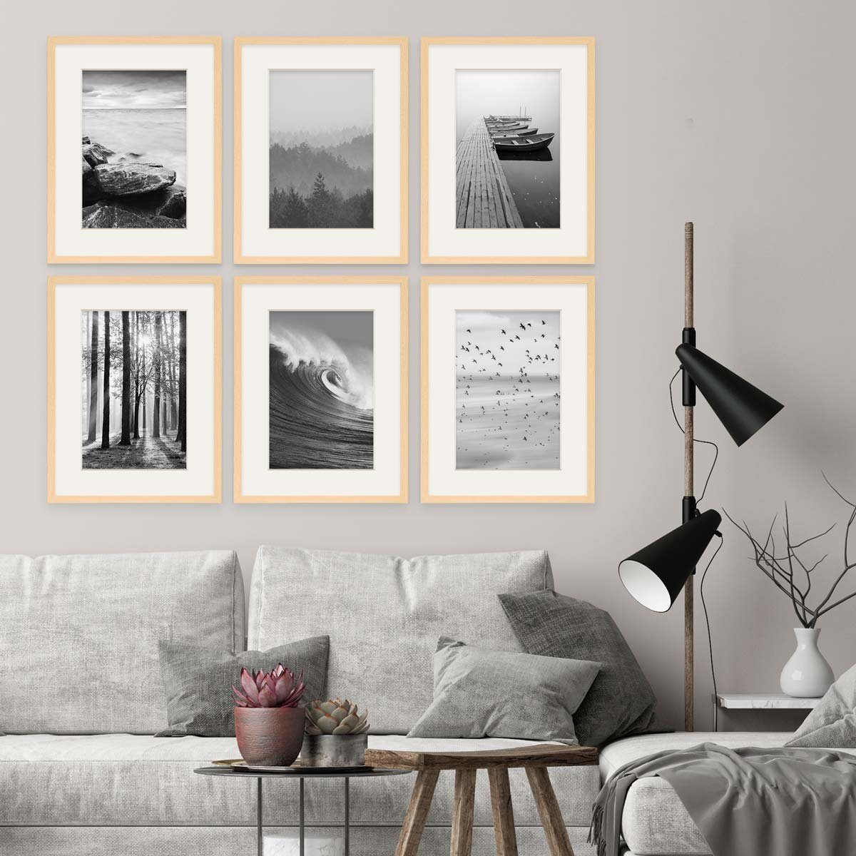 PHOTOLINI Bilderrahmen 6er Set 30x40 cm günstig online kaufen