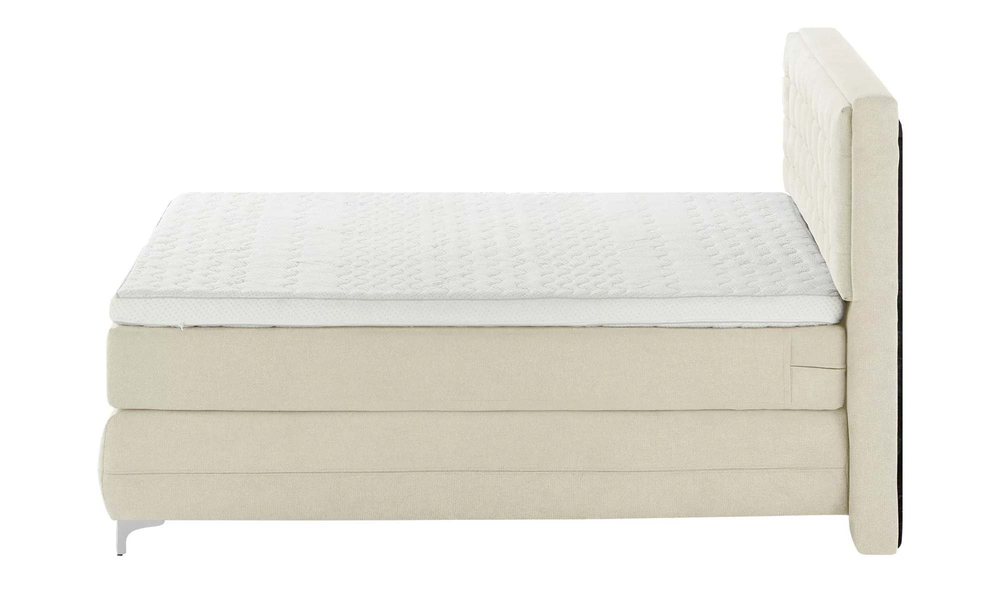 Gallery M Boxspringbett Standardversion Dubai ¦ creme ¦ Maße (cm): B: 217 H günstig online kaufen