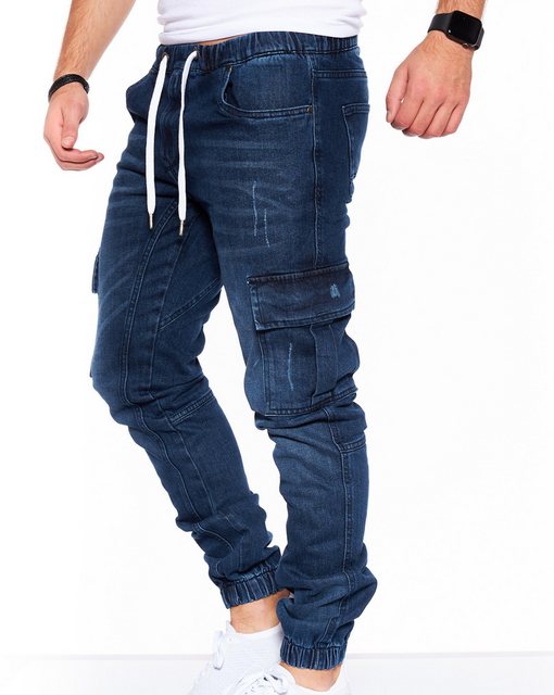 Styleko Cargohose Cargo Jeans Herren Cargohose für Herren Jeans stretch Car günstig online kaufen