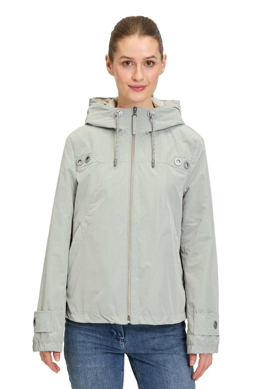 Amber & June Sommerjacke "Amber & June Damen Sommerjacke mit Kapuze", mit K günstig online kaufen
