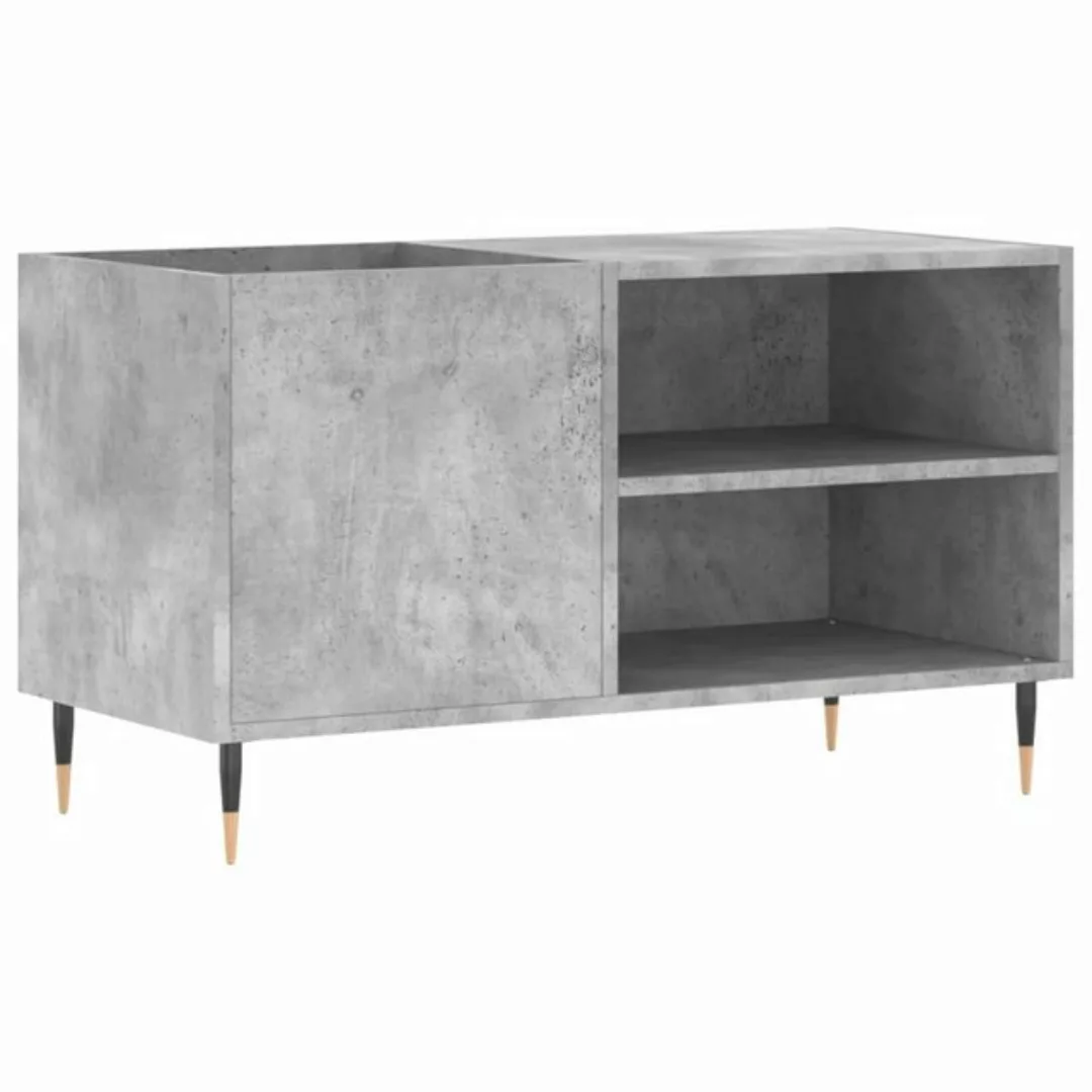 vidaXL Beistellschrank Plattenschrank Betongrau 85x38x48 cm Holzwerkstoff günstig online kaufen