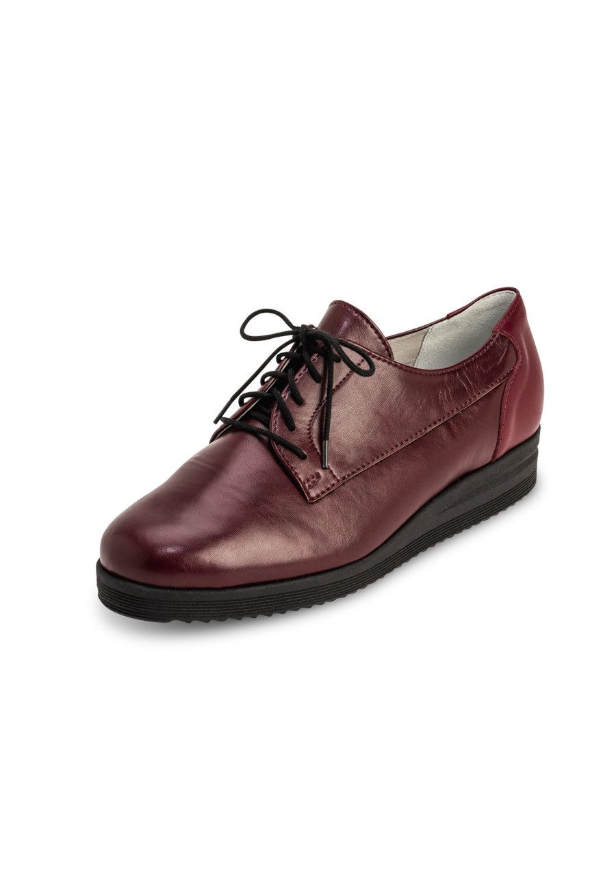 vitaform Damenschuhe Schnürer Leder/Stretch Schnürschuh günstig online kaufen