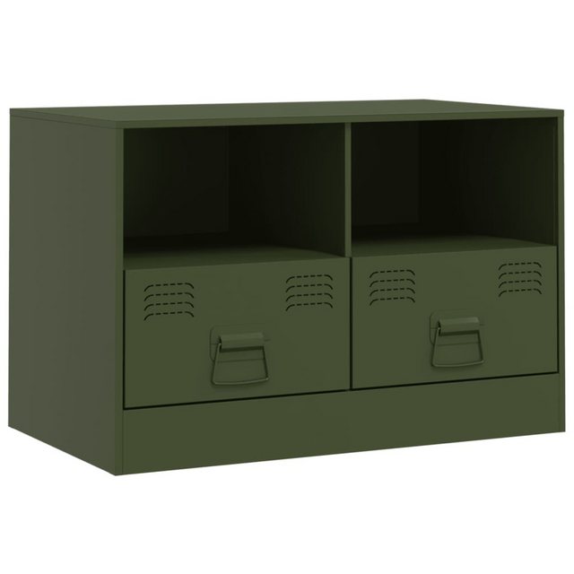 vidaXL TV-Schrank TV-Schrank Olivgrün 67x39x44 cm Stahl (1-St) günstig online kaufen