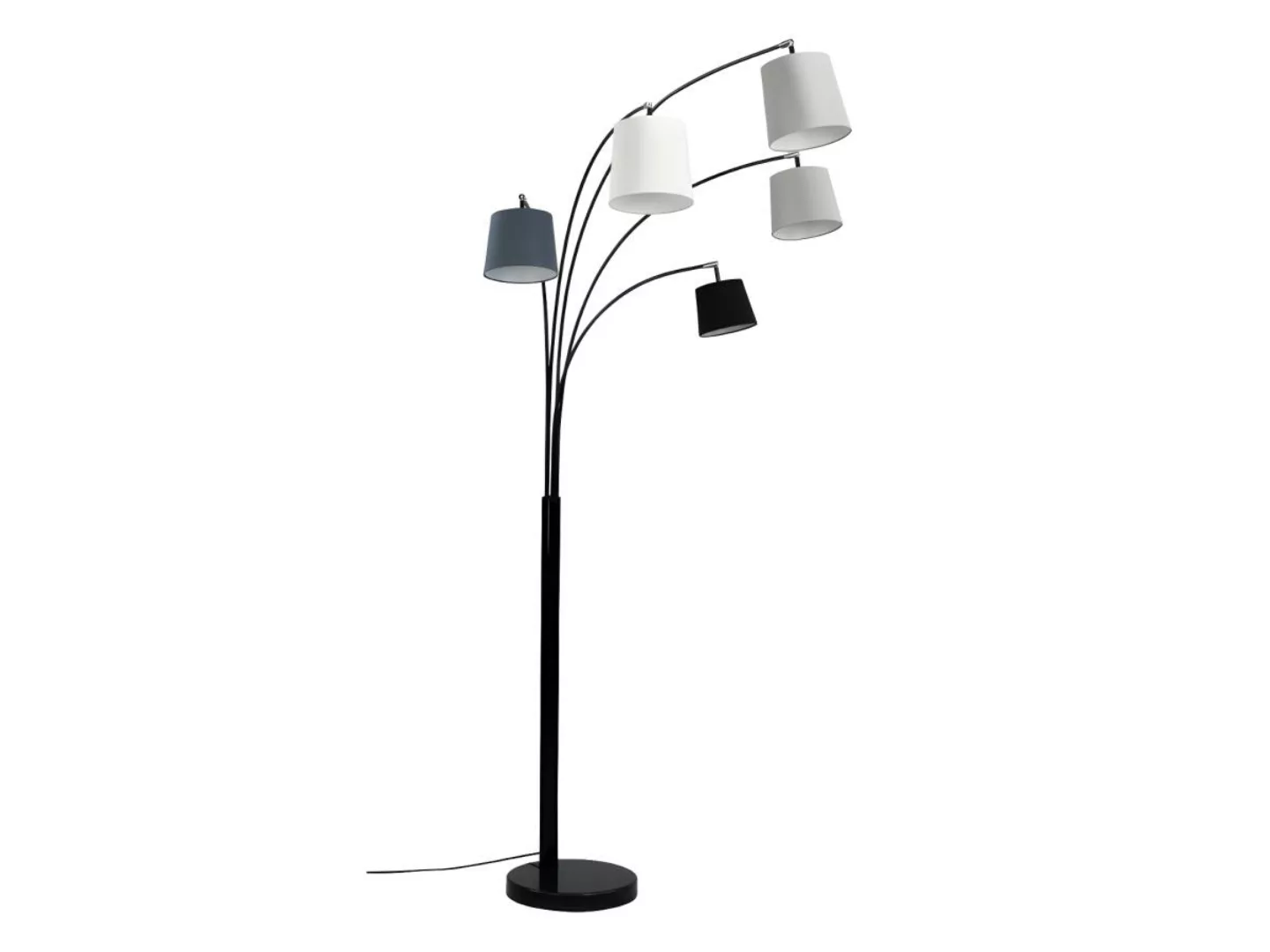 Stehleuchte mit 5 Lampenschirmen - H. 210 cm - VARIETONE günstig online kaufen