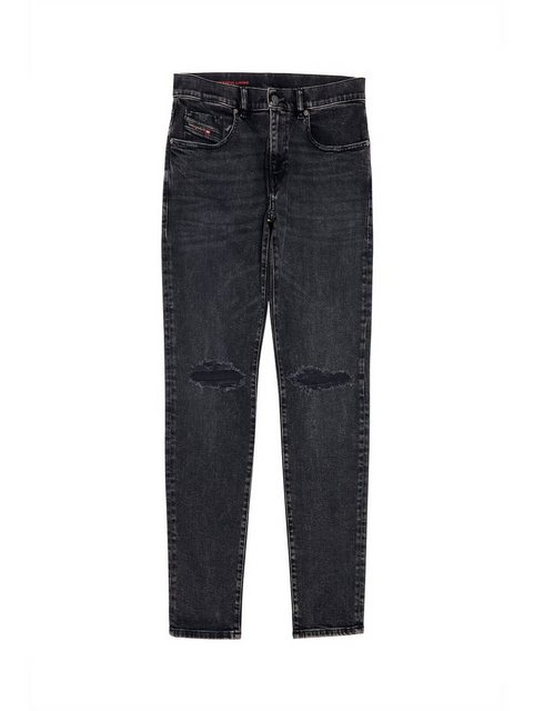 Diesel Slim-fit-Jeans Destroyed Stretch Hose - D-Strukt 09D19 günstig online kaufen