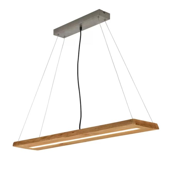 LED-Hängeleuchte Brad aus Holz günstig online kaufen