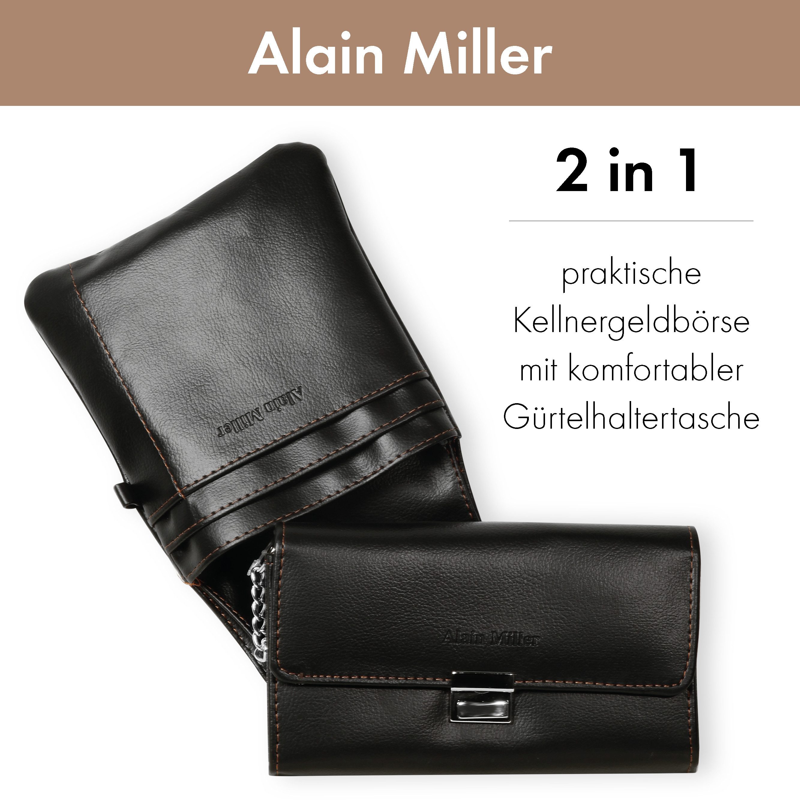 Alain Miller Kellnerbörse Emilia aus Kunstleder, günstig online kaufen